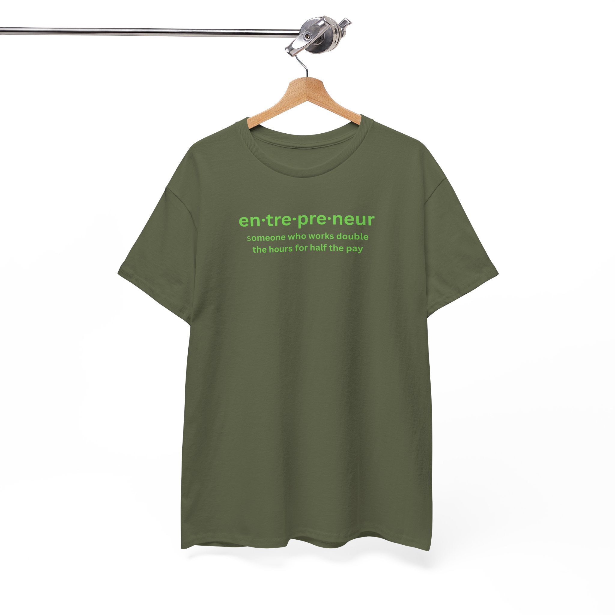 Unisex Entrepreneur T-shirt - Motivational Cotton Shirt for Creatives, Stylish Gift for Graduations, Birthdays, Work Events, Casual Wear