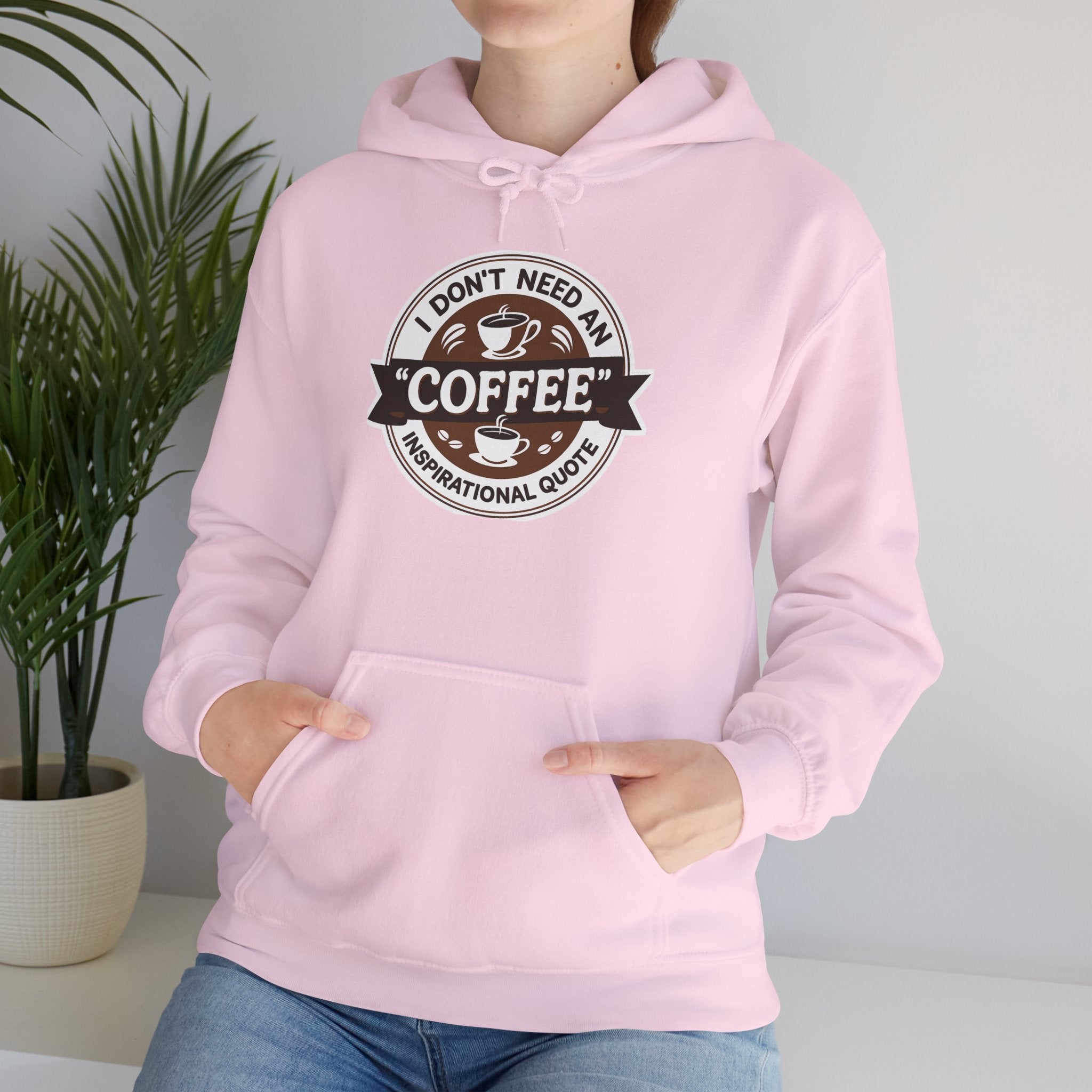 No Inspirational Quotes, just Coffee - Coffee Lovers Unisex Hoodie, Cozy Sweatshirt for Coffee Enthusiasts, Gift for Birthdays, Relaxed Vibe, Perfect for Chill Days