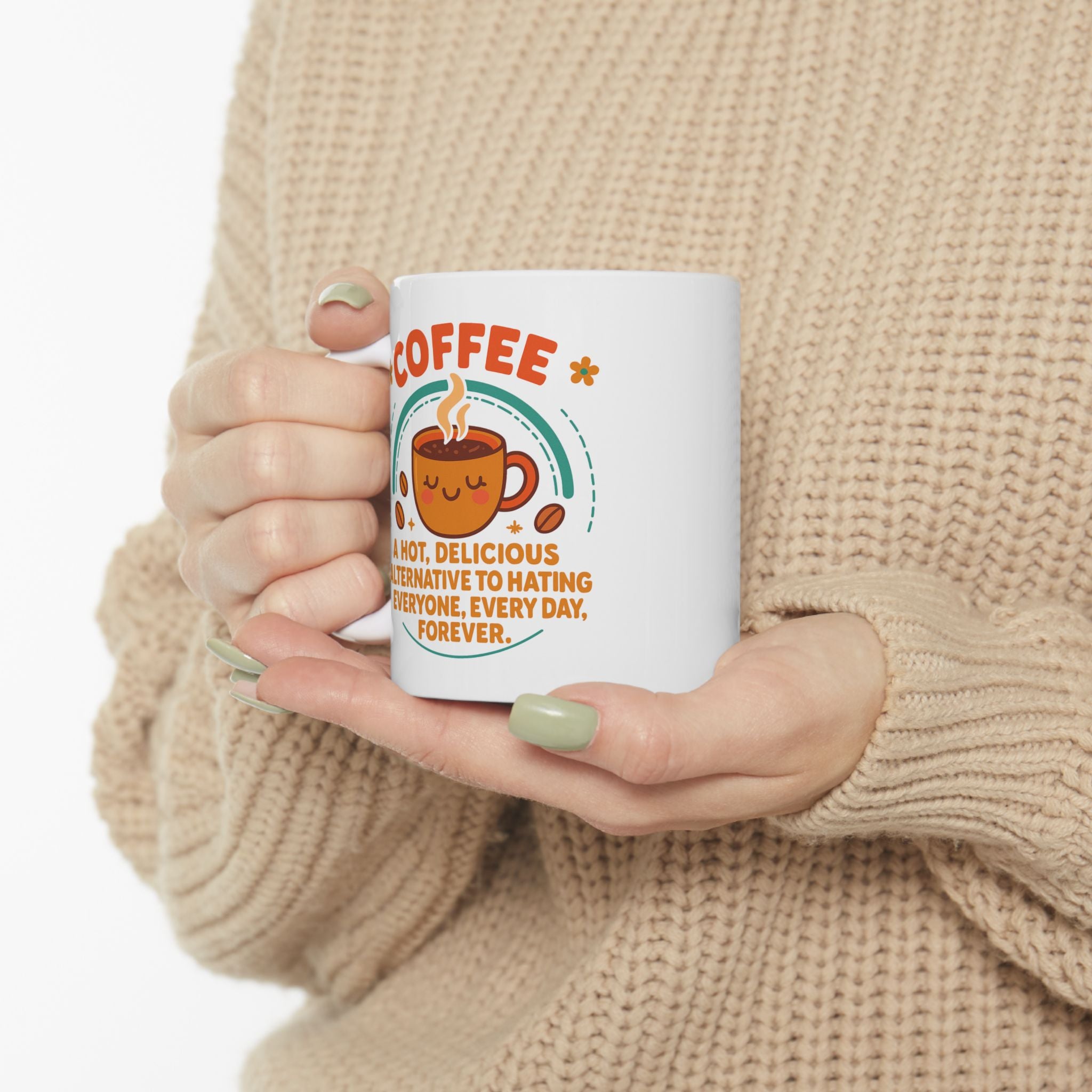 Coffee Mug  - Real Life - Gift for Friends or Family, Home & Office Decor, Tea Lover's Delight, Funny Coffee Mug