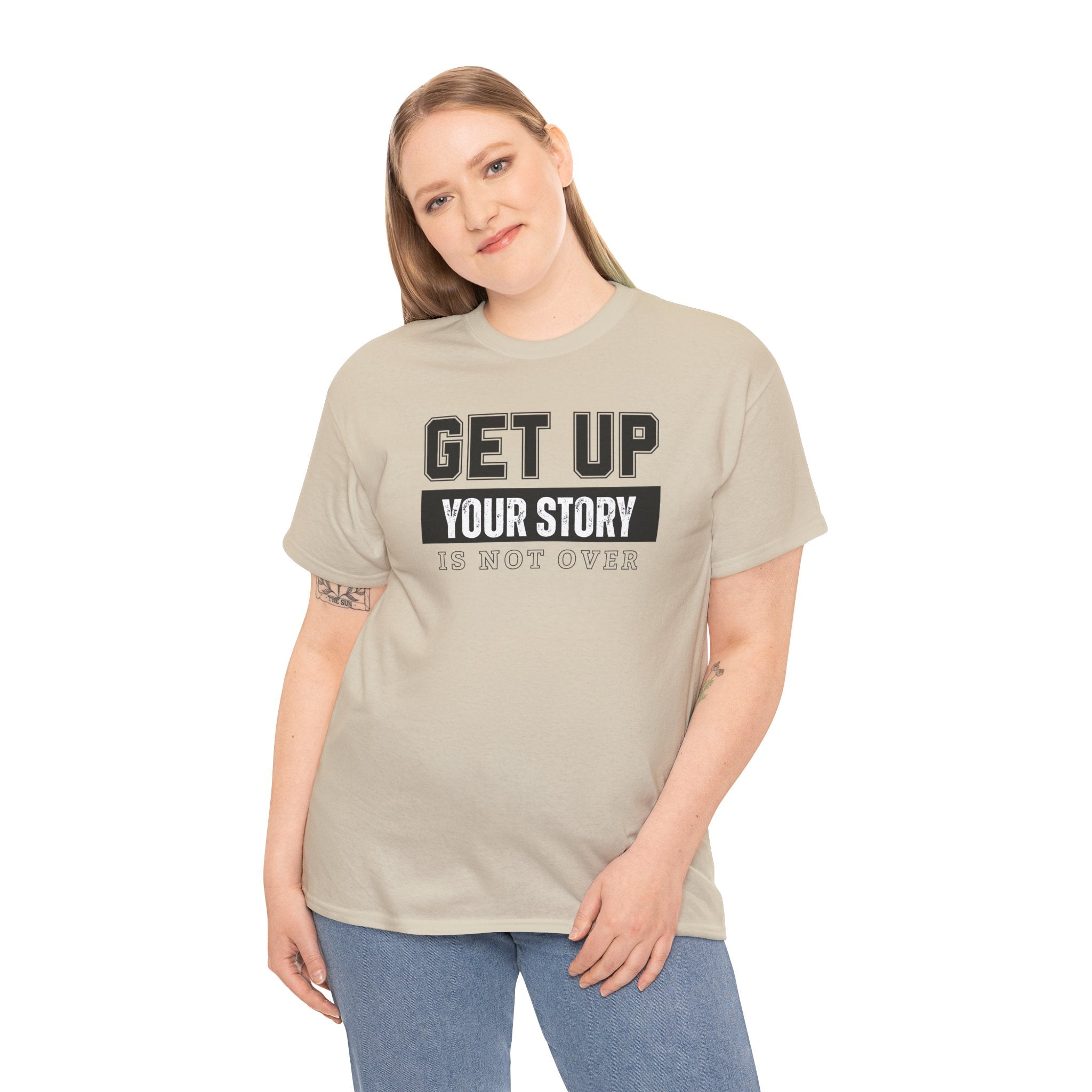 Inspirational Story Tee, Motivational Shirt, Unisex Cotton Top, Gift for Encouragement, Casual Wear, Positive Vibes