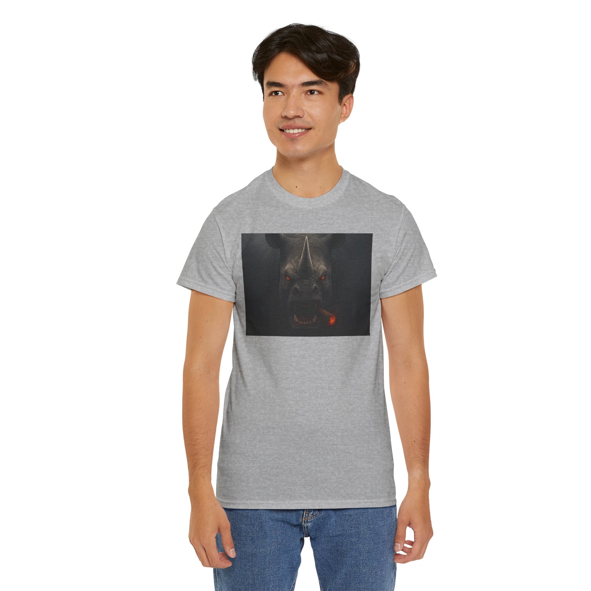 Boss Mode Engaged - Rhino Design | Graphic Tee, Cigar Lover, Father's Day Gift, Casual Wear