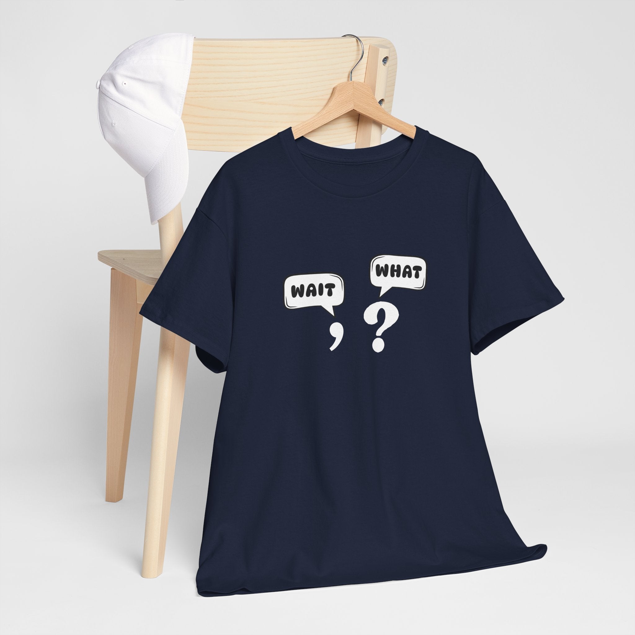 Unisex Tee with Whimsical Quote | Funny Cotton T-shirt for Casual Outings, Gift for Friends, Teachers, Nerds, Grammar, Birthday Present, Everyday Wear