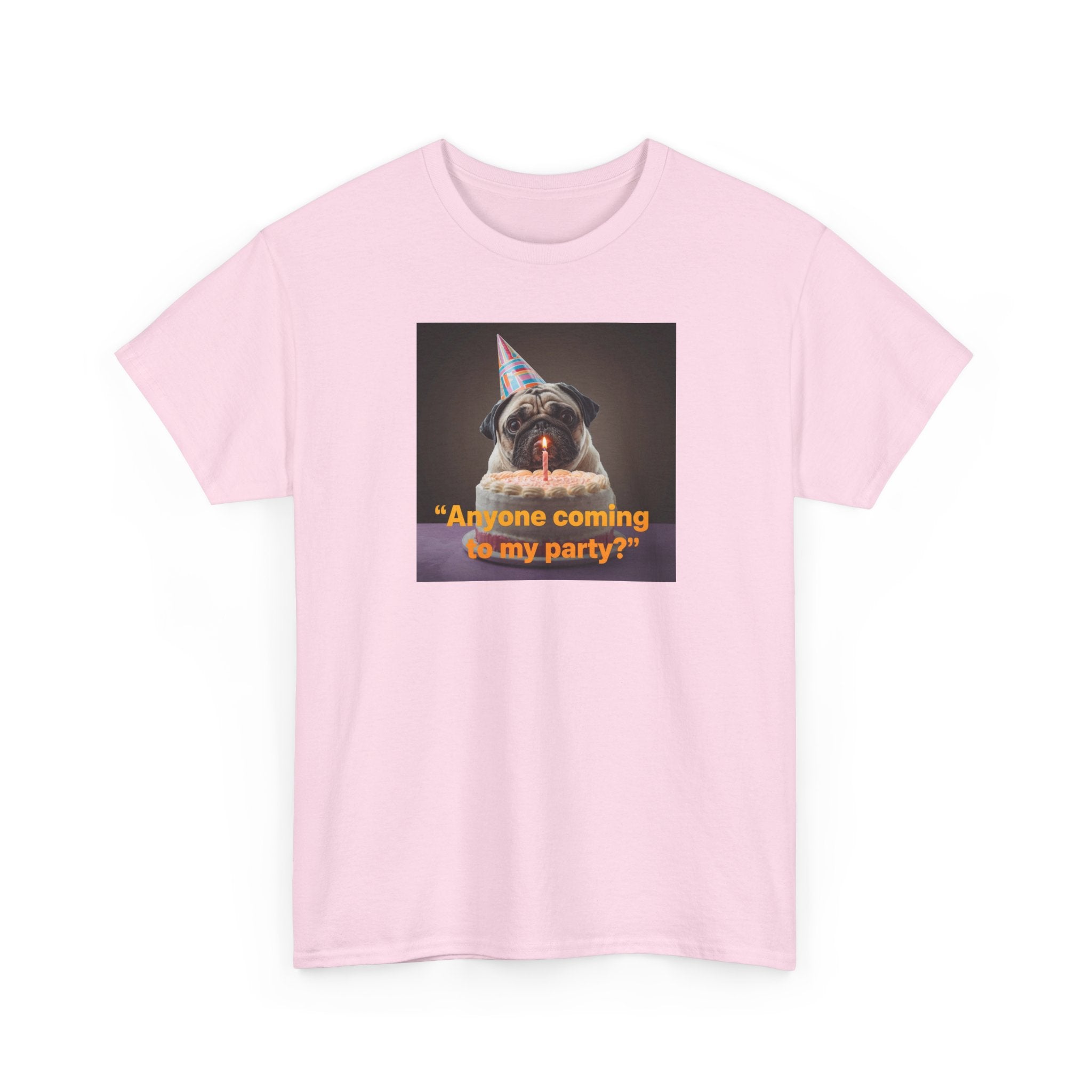 Unisex Birthday Party T-shirt– Fun Cotton T-Shirt for Pet Lovers, Birthday Gift, Casual Wear, Party Attire, Dog Lovers Tee