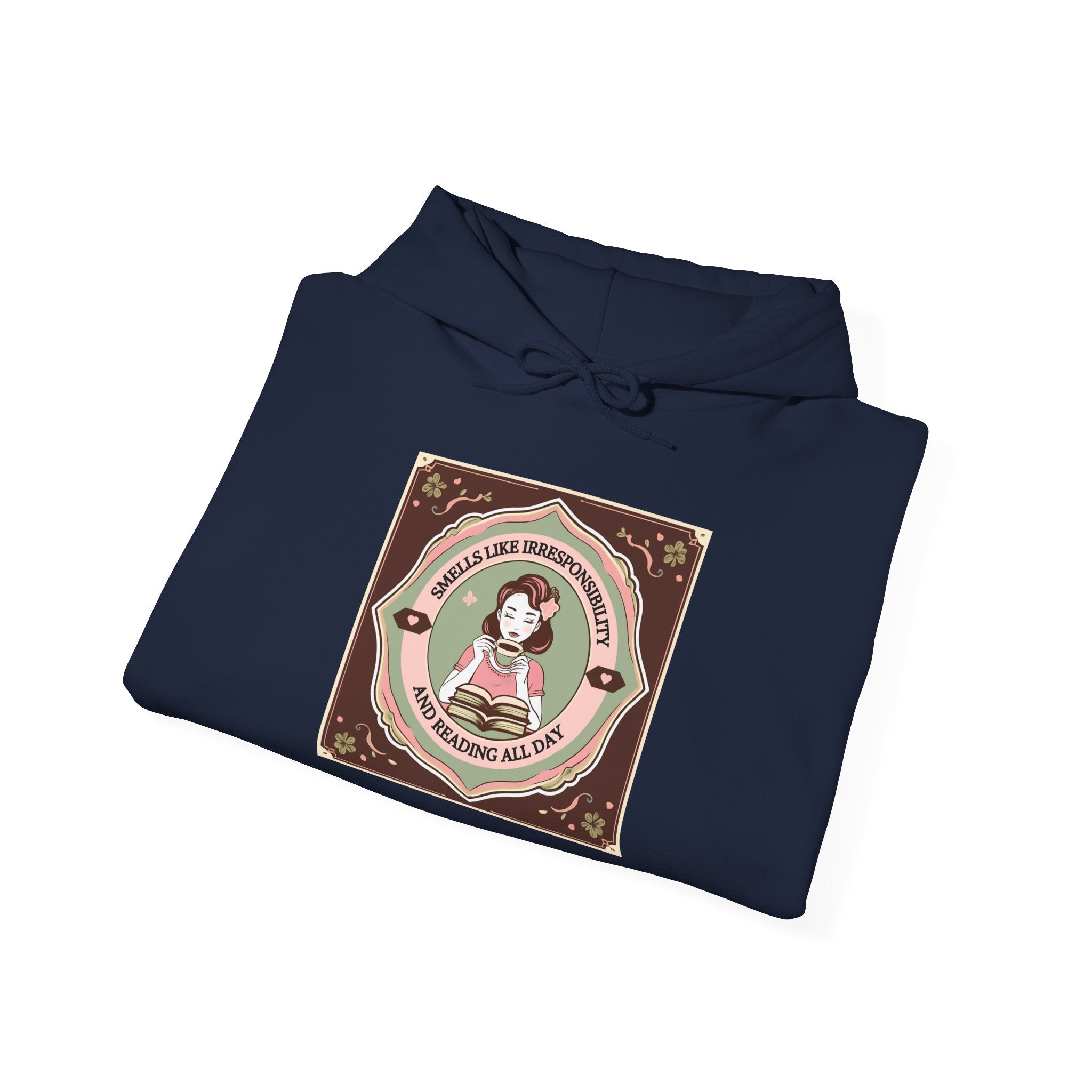Cozy Unisex Hooded Sweatshirt with Cute Vintage Design - Perfect for Gift Giving, Casual Wear, Fall & Winter Comfort