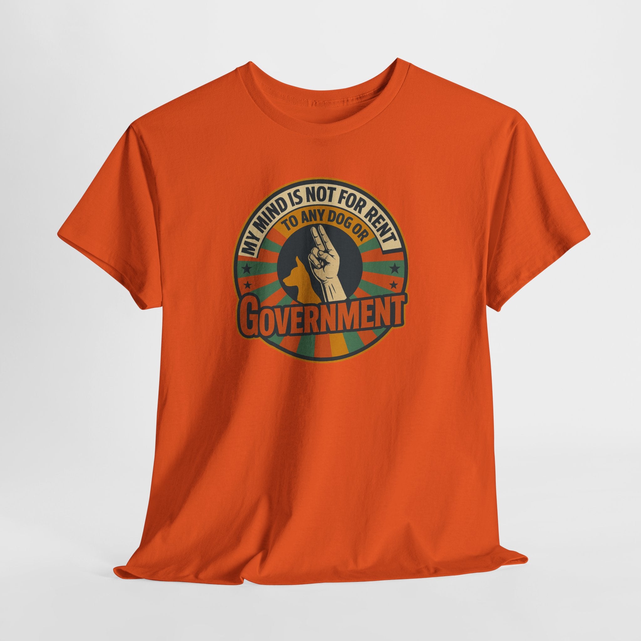 'My Mind is Not for Rent' Graphic T-Shirt, Political T-Shirt, Funny Gift, Protest Wear, Casual Apparel