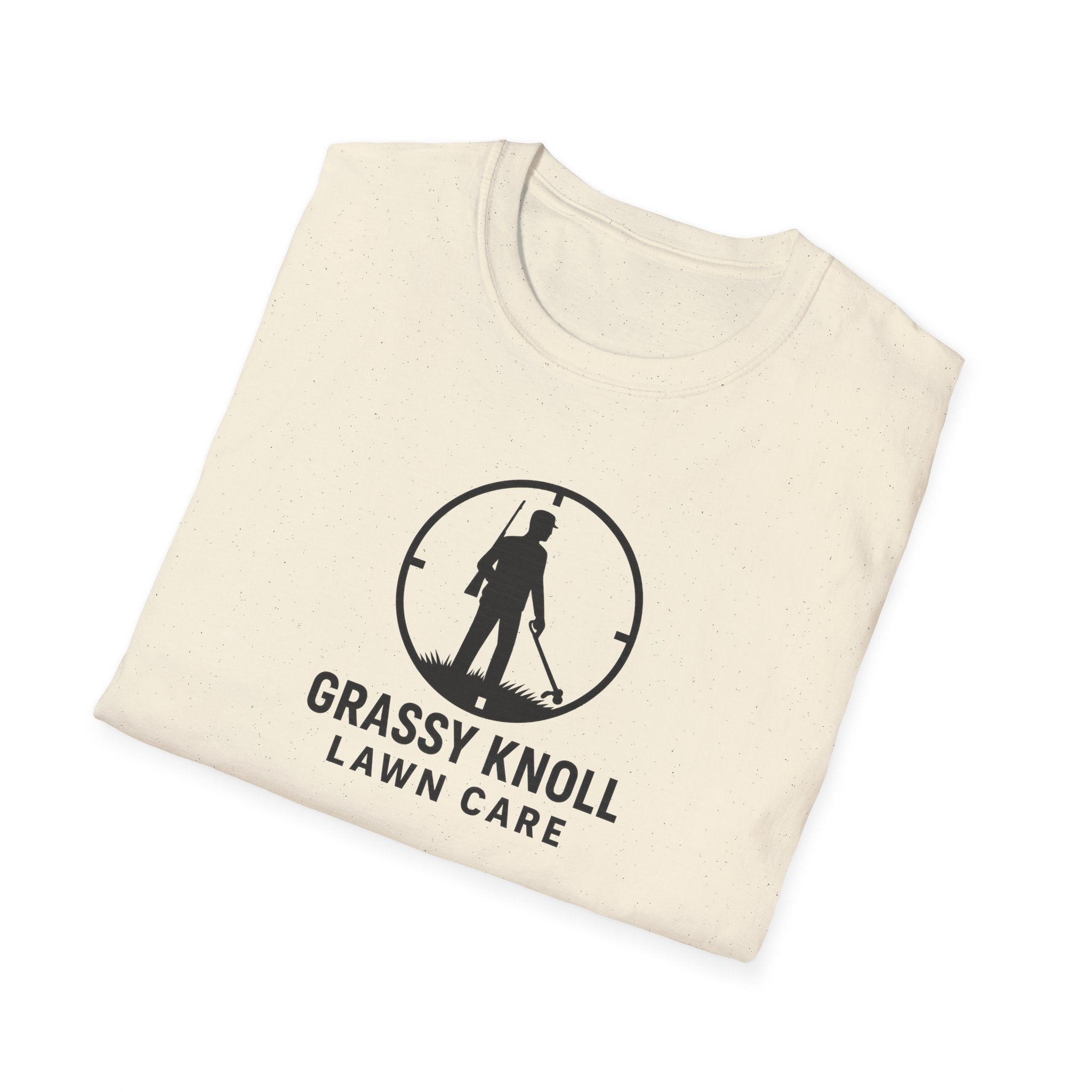Grassy Knoll Lawn Care T-Shirt, Gardening Gift, Eco-Friendly Tee, Lawn Care Enthusiast Apparel, Outdoor Adventure Shirt