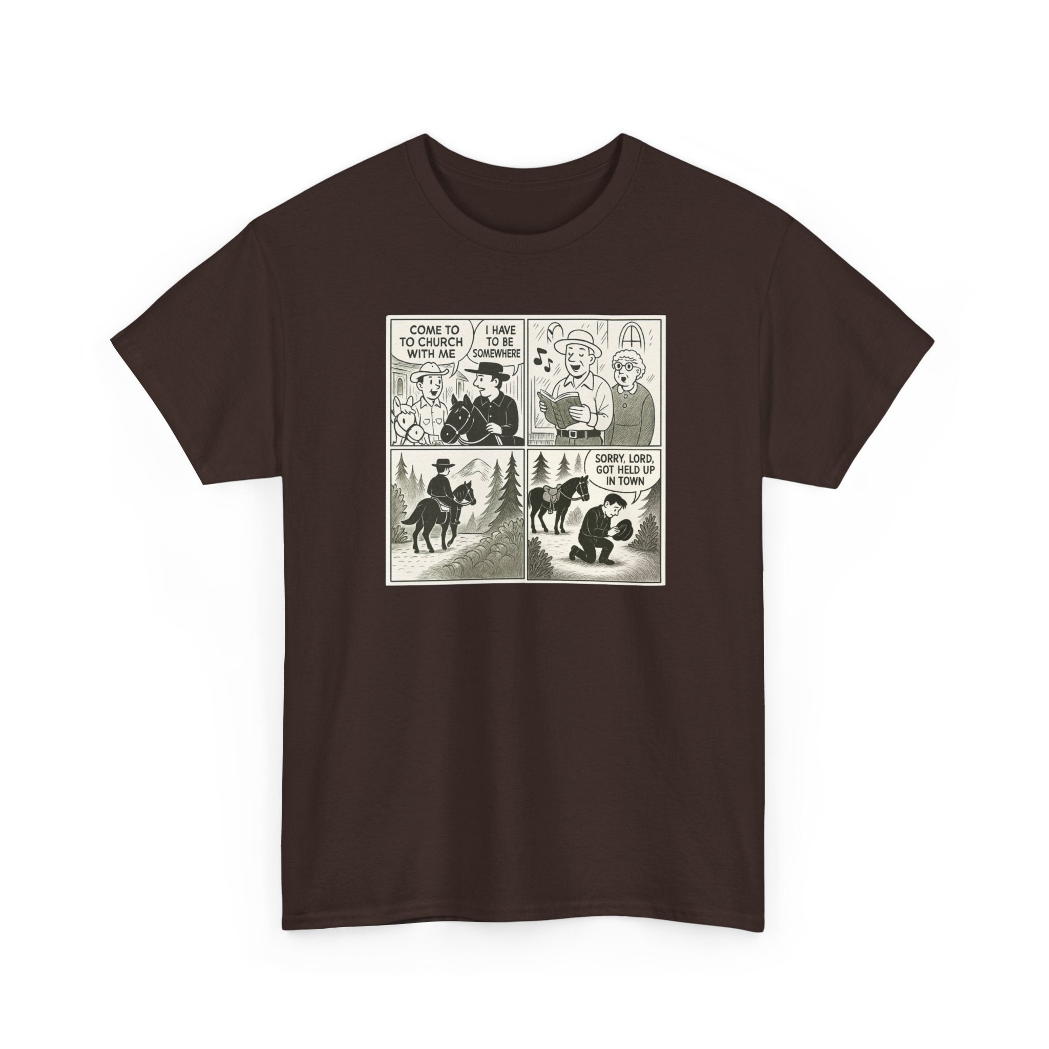 Vintage Comic Graphic Unisex Heavy Cotton Tee, Funny Graphic T-Shirt, Casual Wear, Gift for Her, Gift for Him, Unique Cartoon Shirt