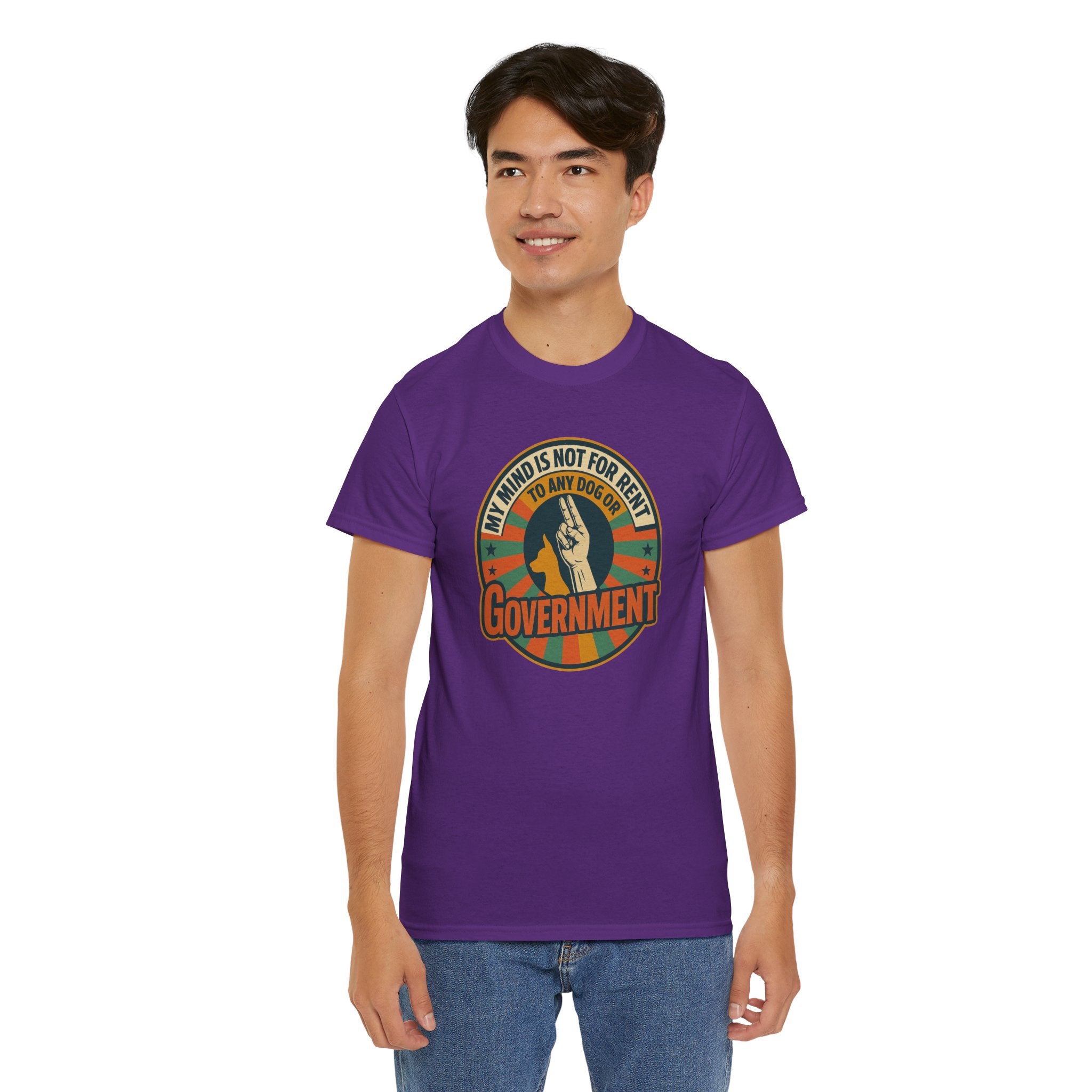 'My Mind is Not for Rent' Graphic T-Shirt, Political T-Shirt, Funny Gift, Protest Wear, Casual Apparel