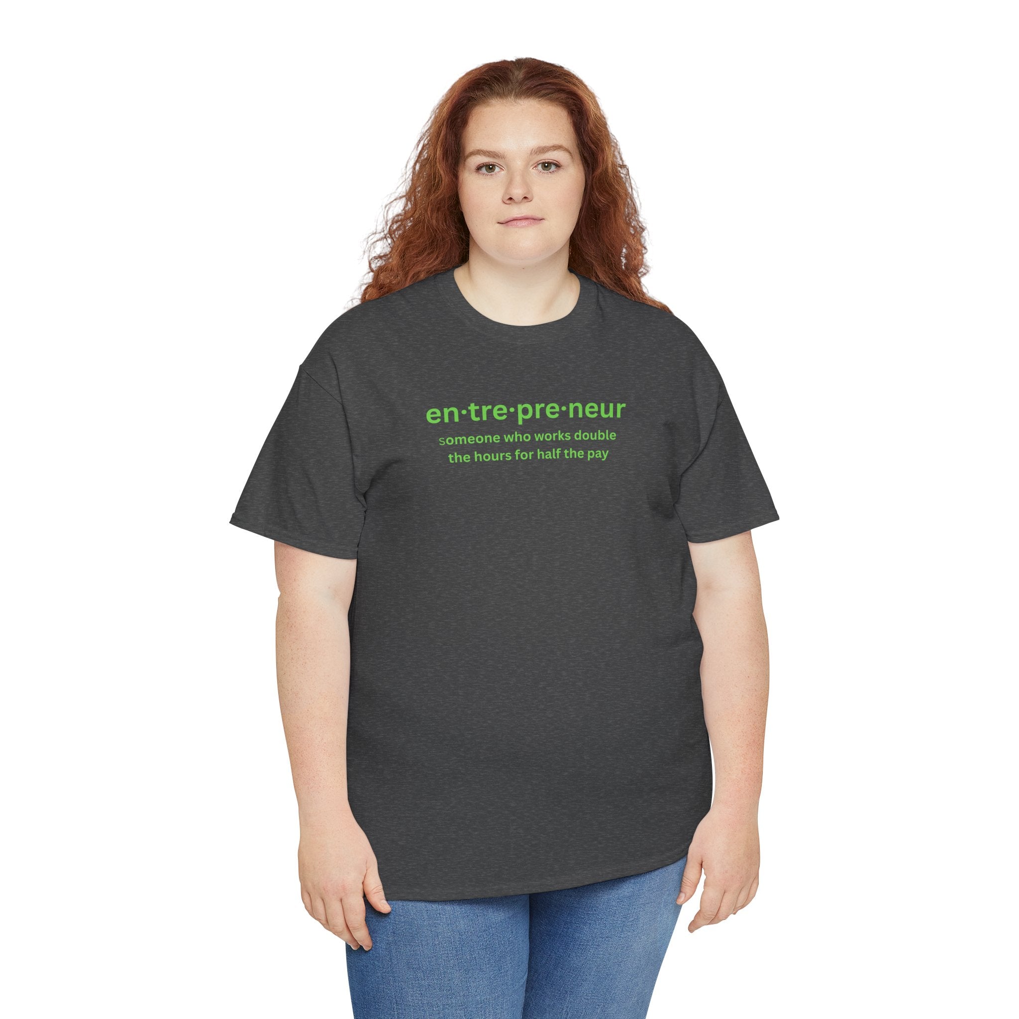 Unisex Entrepreneur T-shirt - Motivational Cotton Shirt for Creatives, Stylish Gift for Graduations, Birthdays, Work Events, Casual Wear