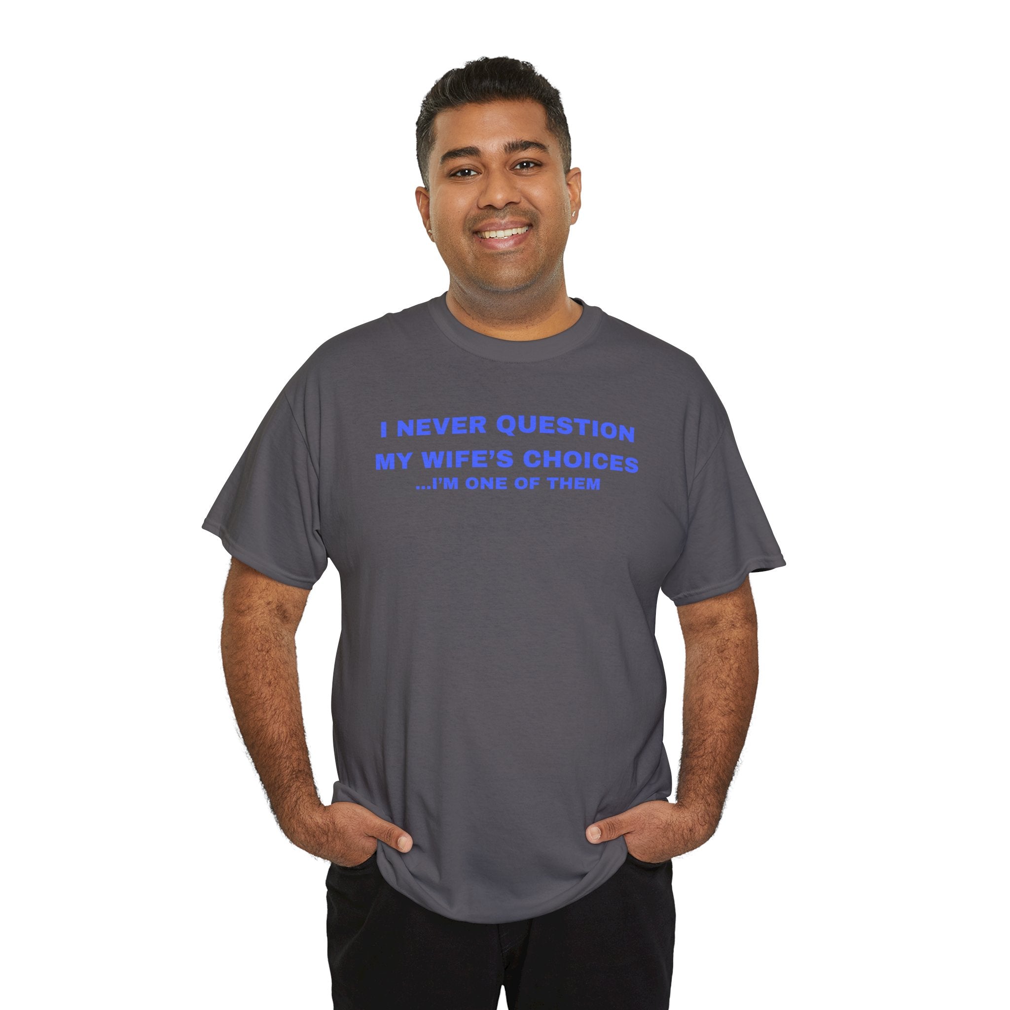Humorous Unisex Cotton T-shirt - Perfect Gift for Couples, Giggles, Casual Wear, Everyday Fun