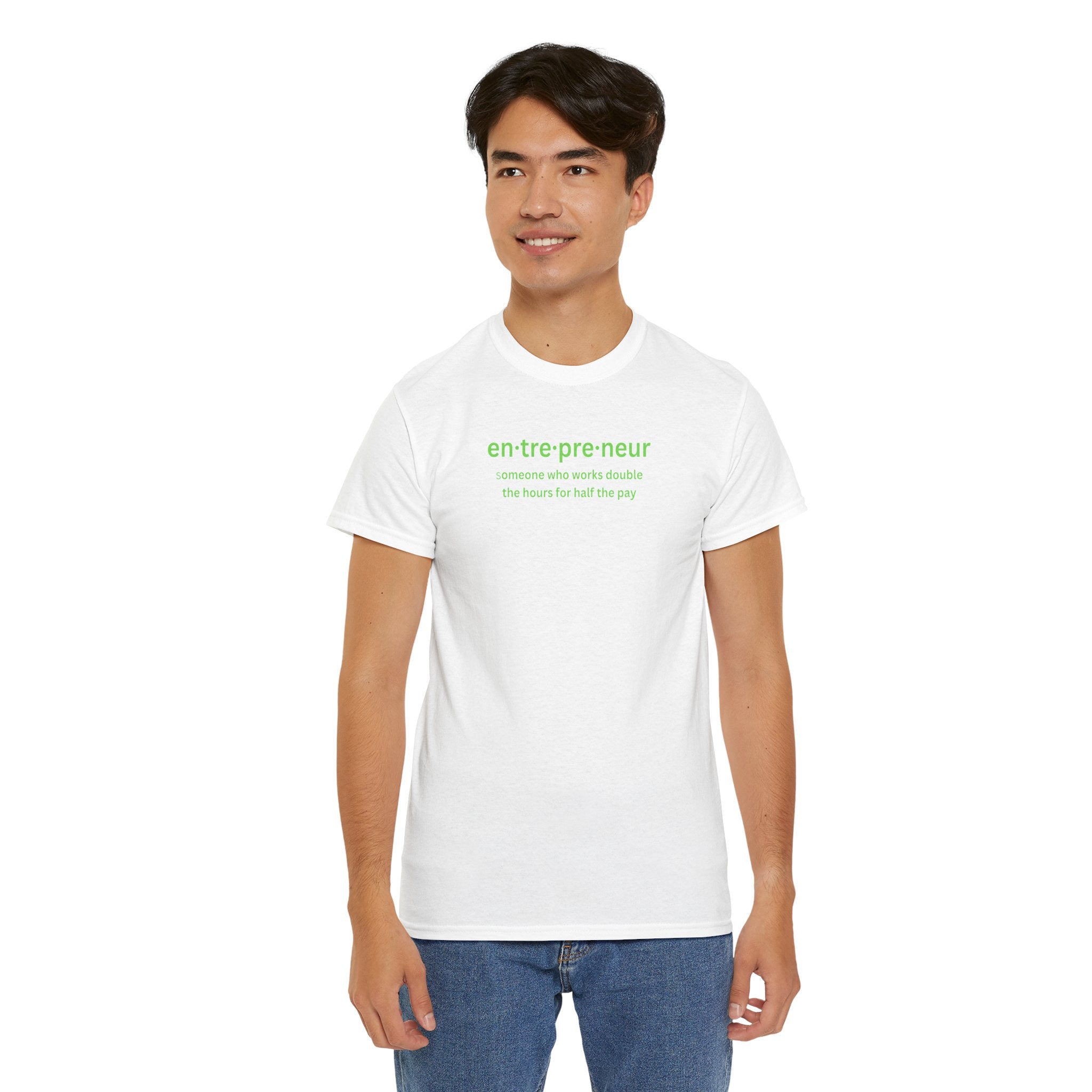 Unisex Entrepreneur T-shirt - Motivational Cotton Shirt for Creatives, Stylish Gift for Graduations, Birthdays, Work Events, Casual Wear