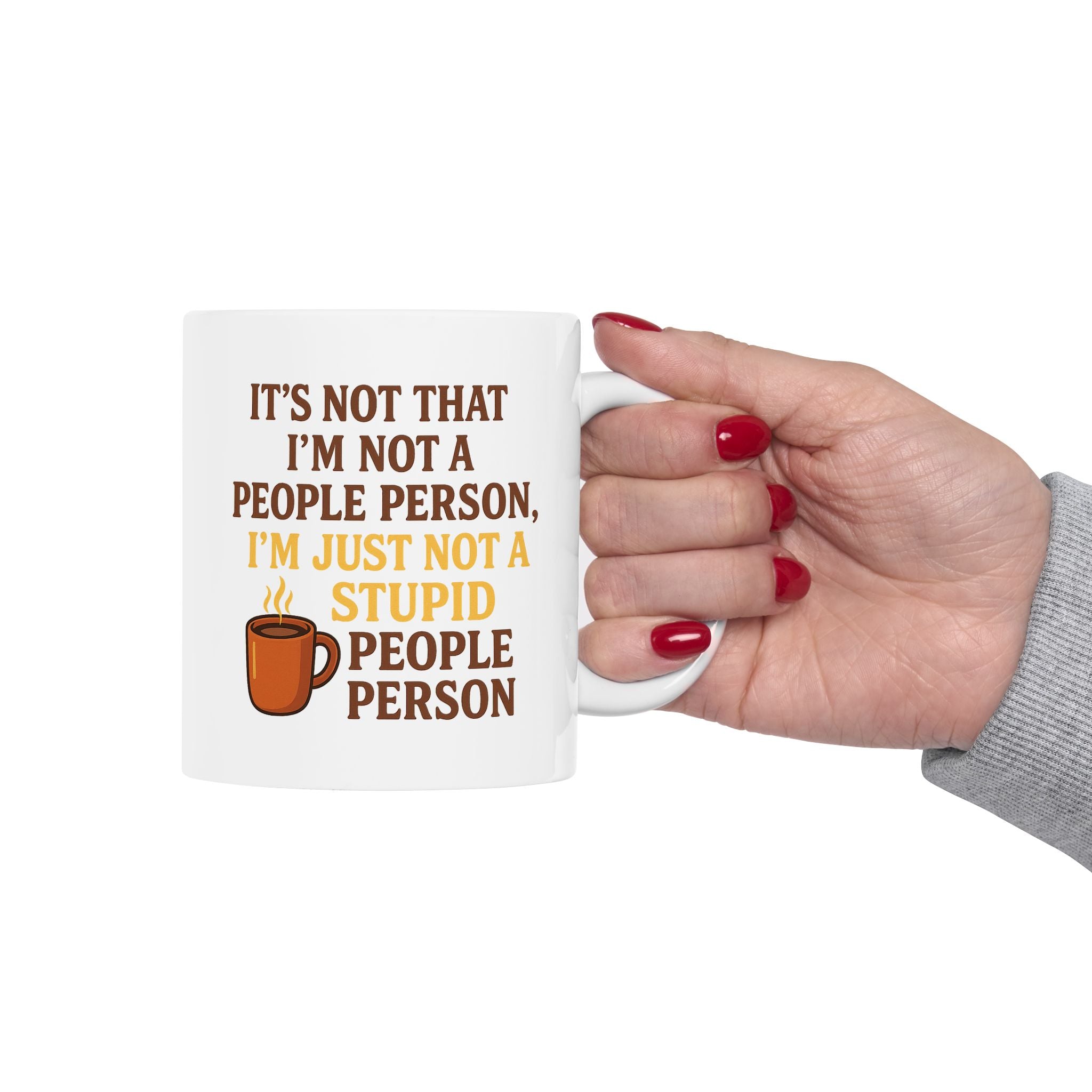 Quirky Coffee Mug, Funny Gift for Coffee Lovers, Ideal for Birthdays, Holidays, or Just Because, Perfect for Home or Office