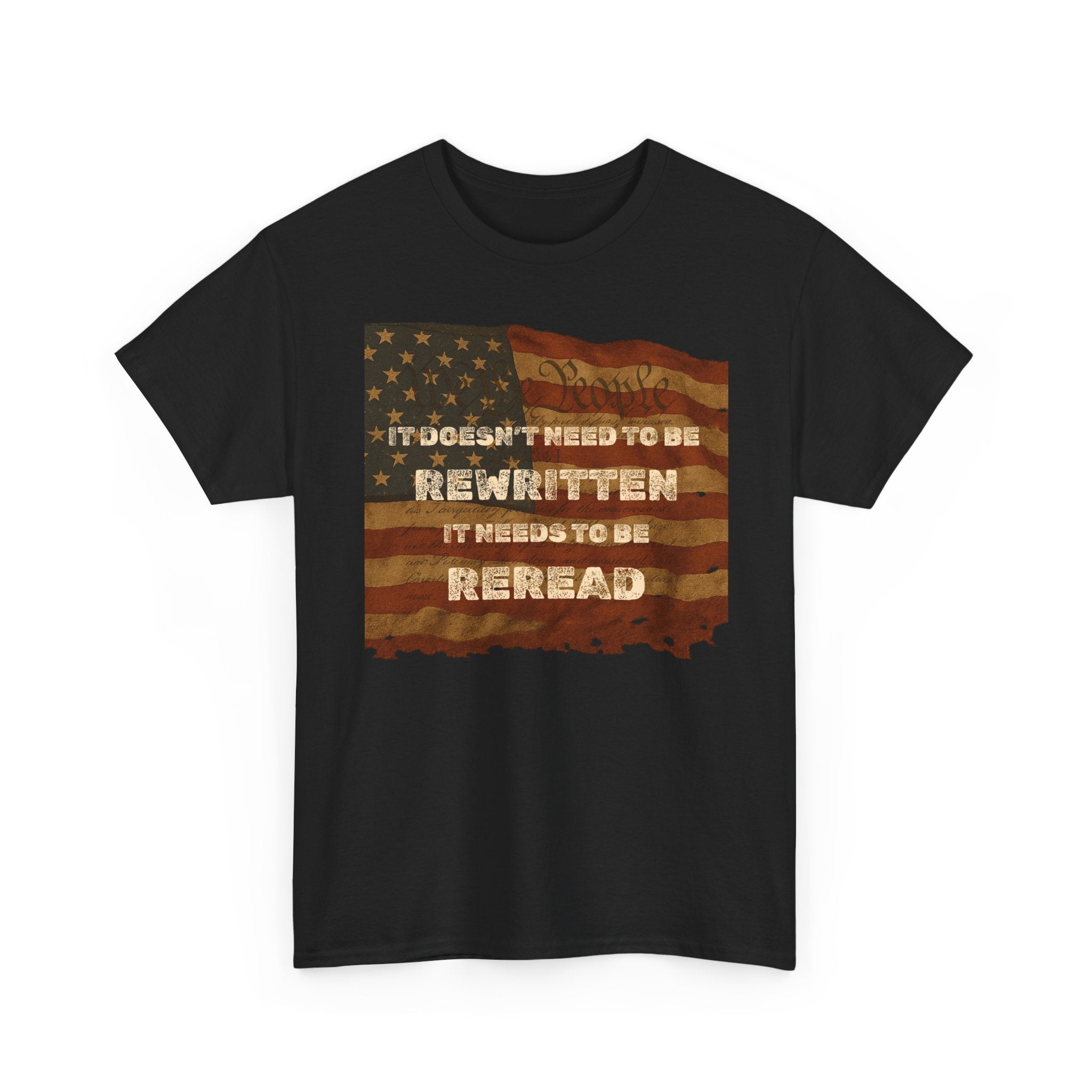 Patriotic Unisex Cotton Tee | Inspirational T-Shirt for Everyday Wear, Gifts, and Celebrations
