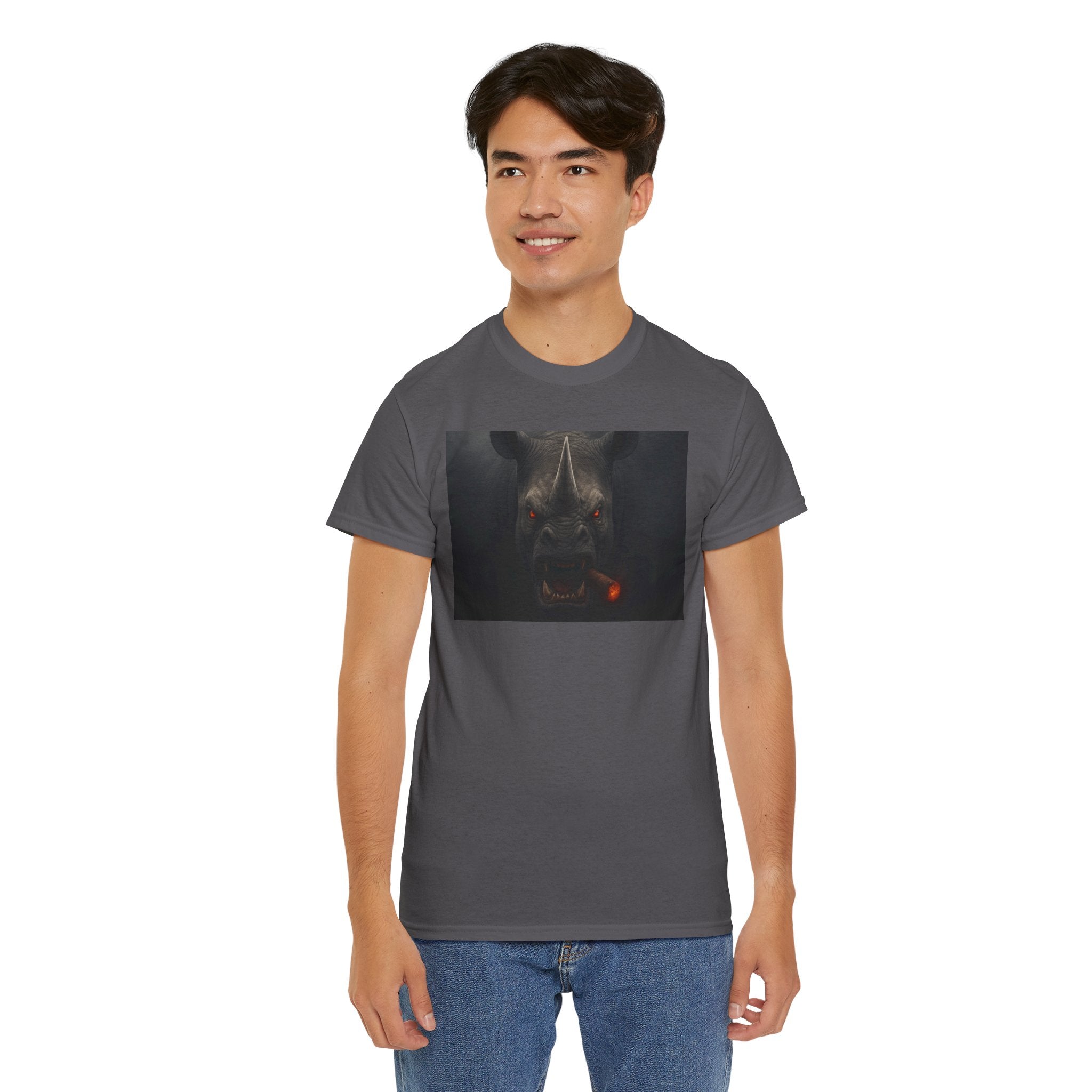 Boss Mode Engaged - Rhino Design | Graphic Tee, Cigar Lover, Father's Day Gift, Casual Wear