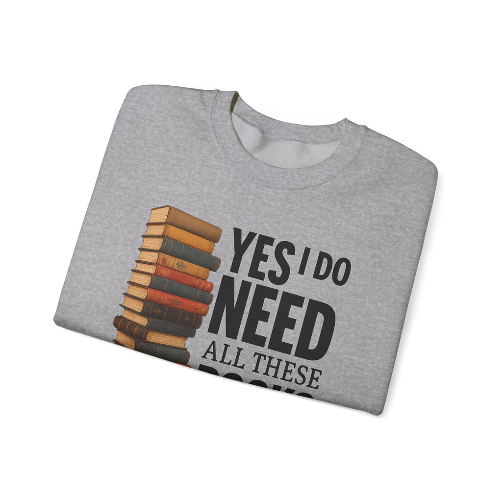 Book Lover's Sweatshirt: Cozy Reading Sweater, Gift for Writers, Library Lover, Literary Apparel, Perfect for Book Clubs