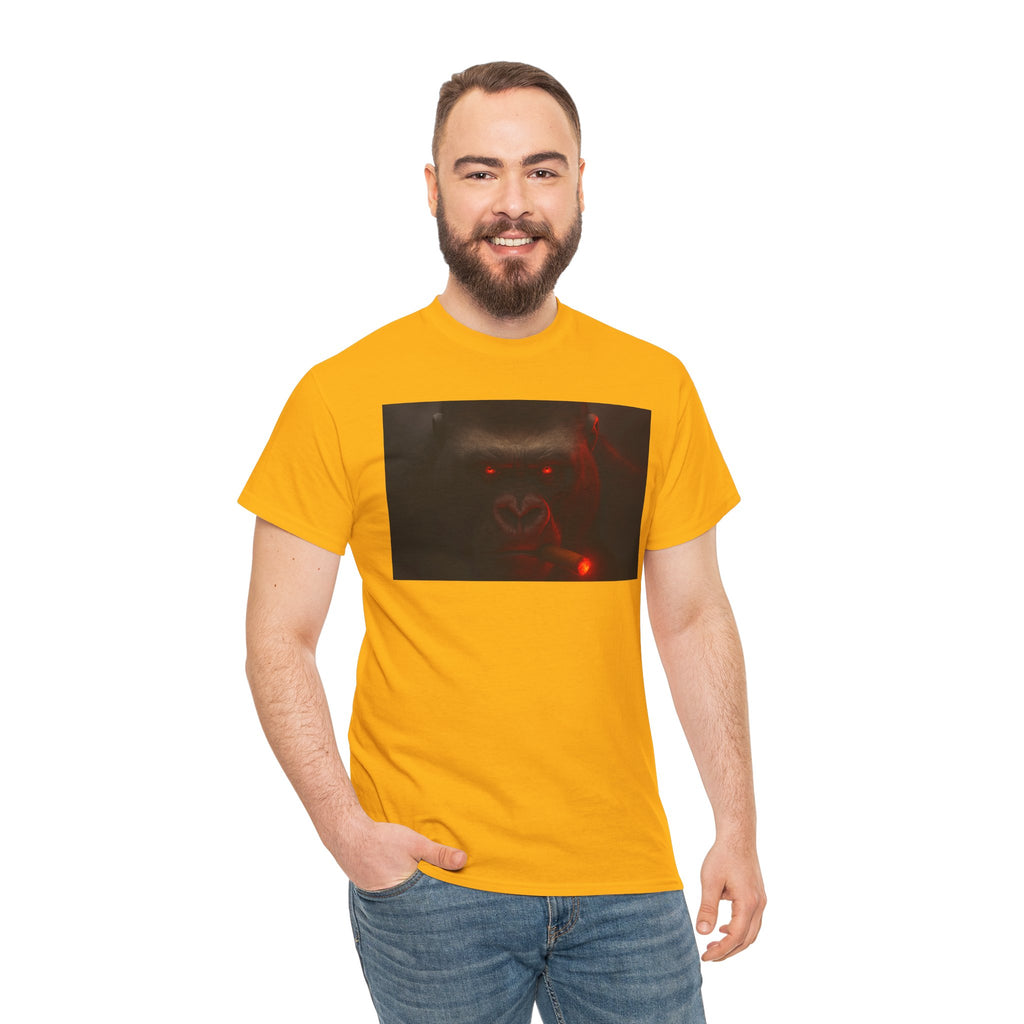 Beast Mode Gorilla - Unisex Heavy Cotton Shirt, Spooky Halloween Gift, Graphic T-Shirt, Casual Wear, Unique Design