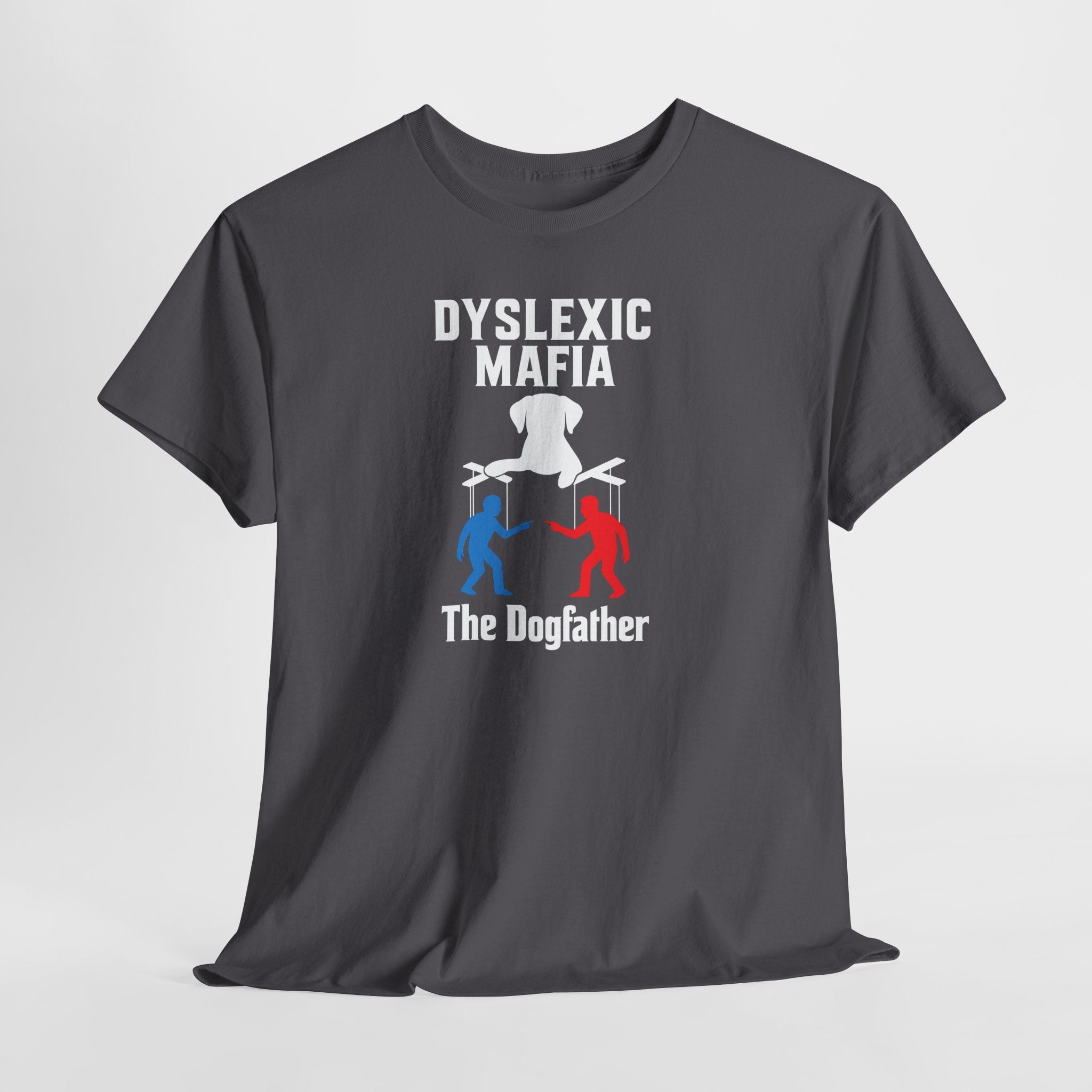 Funny Mafia Unisex Tee, Cool Graphic T-Shirt, Funny Gift for Dyslexics, Humor Tee, Casual Wear, Unique Statement Shirt