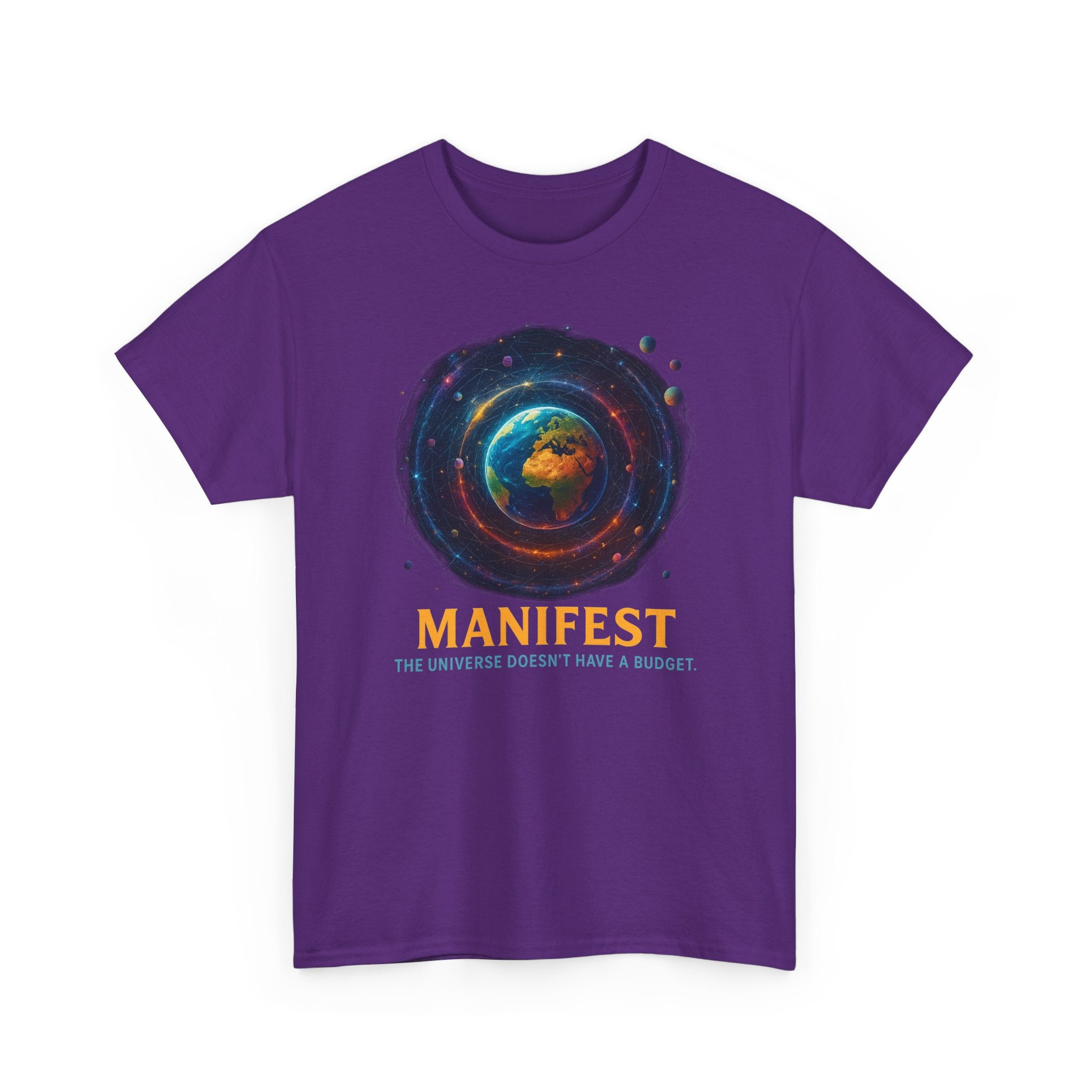 Manifest Unisex Heavy Cotton Tee | Cosmic Vibe Tee | Inspirational Shirt | Gift for Dreamers | Motivational Apparel | Universe Graphic [...]