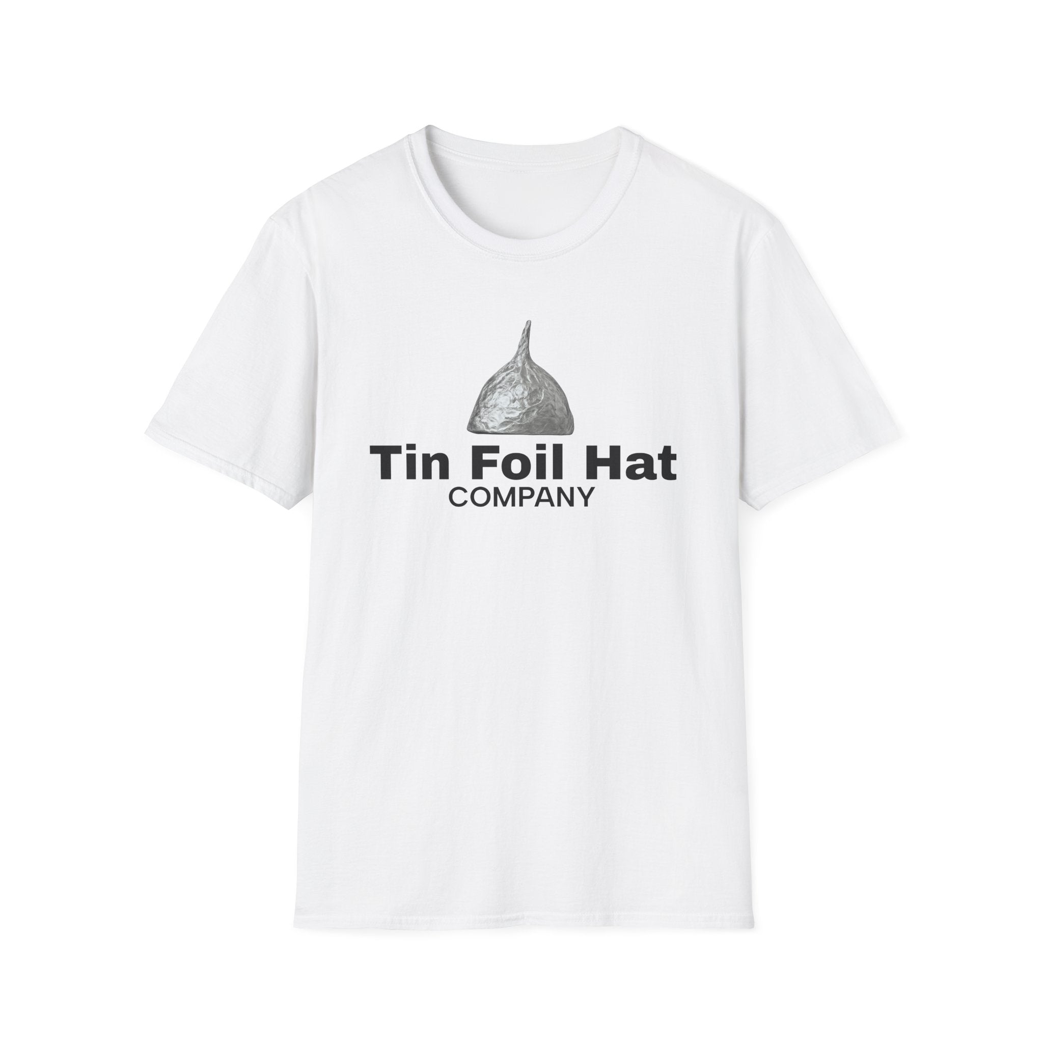 Funny Tin Foil Hat Unisex T-Shirt | Comfortable Tee for Conspiracy Lovers, Unique Gift for Friends & Family, Casual Wear, Humor Apparel