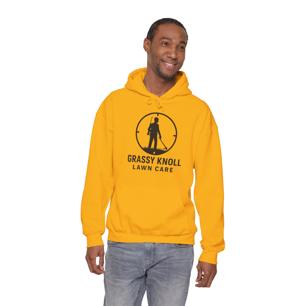 Grassy Knoll Lawn Care Hoodie – Logo Workwear Hooded Sweatshirt