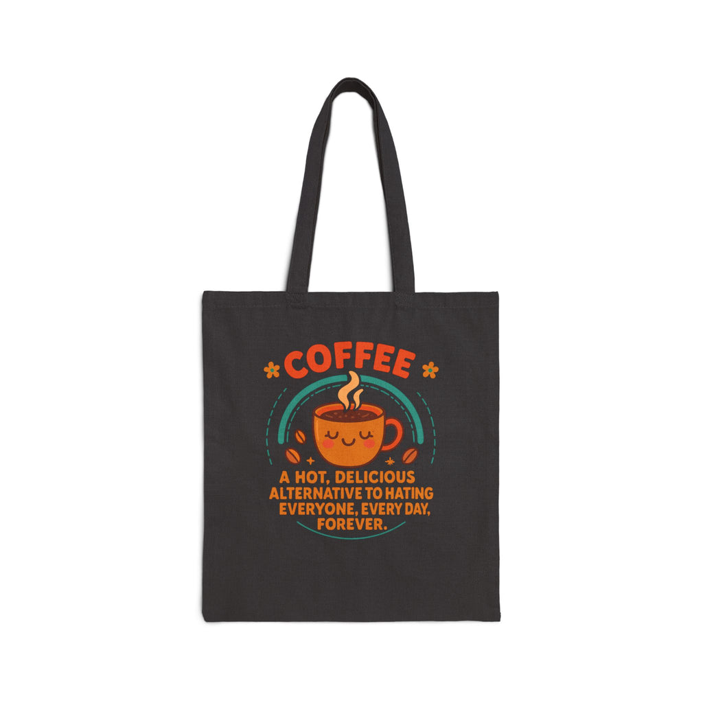 Coffee - The Alternative - Coffee Lover's Cotton Canvas Tote Bag, Cute Coffee Bag, Eco-Friendly Tote, Reusable Shopping Bag