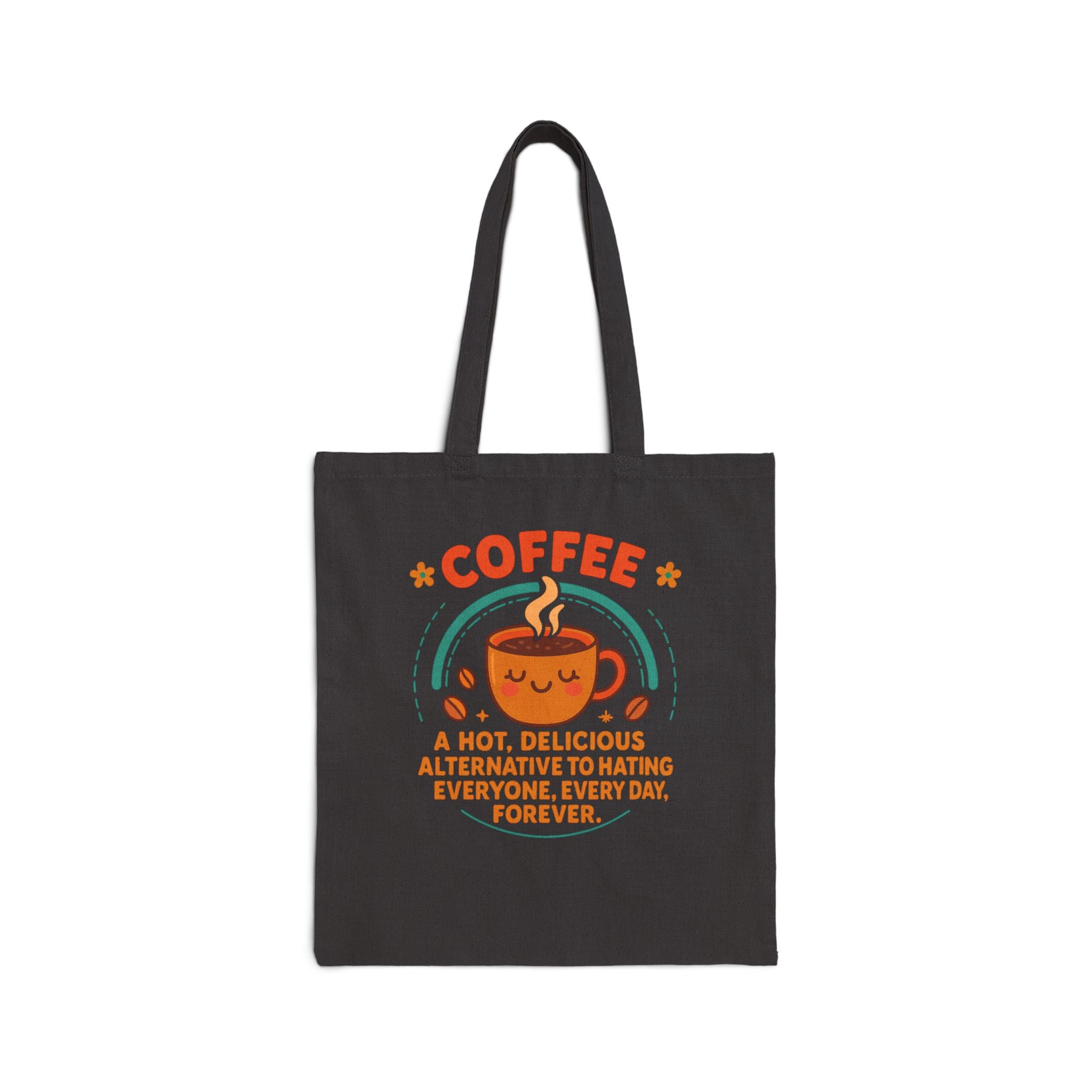 Coffee - The Alternative - Coffee Lover's Cotton Canvas Tote Bag, Cute Coffee Bag, Eco-Friendly Tote, Reusable Shopping Bag