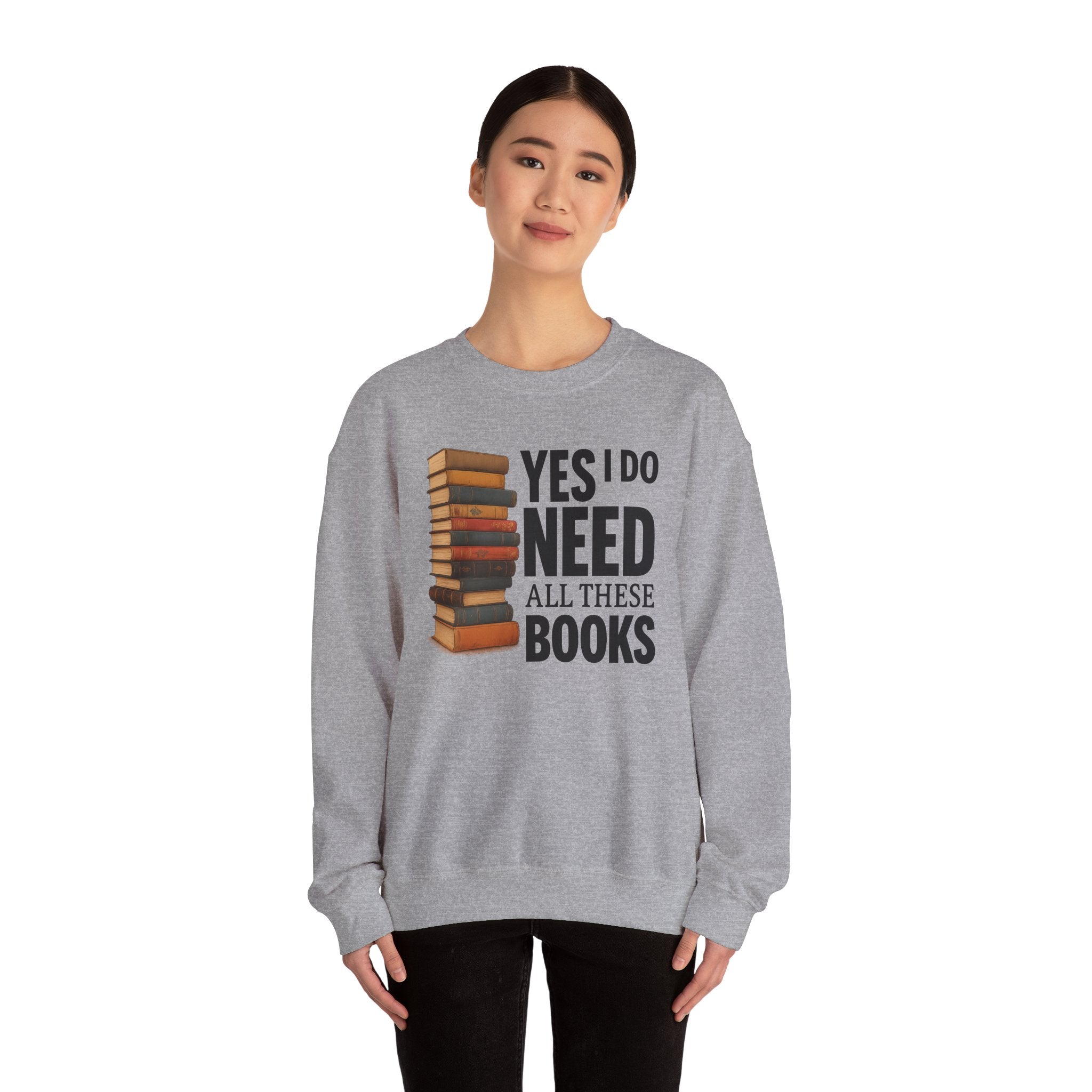 Book Lover's Sweatshirt: Cozy Reading Sweater, Gift for Writers, Library Lover, Literary Apparel, Perfect for Book Clubs