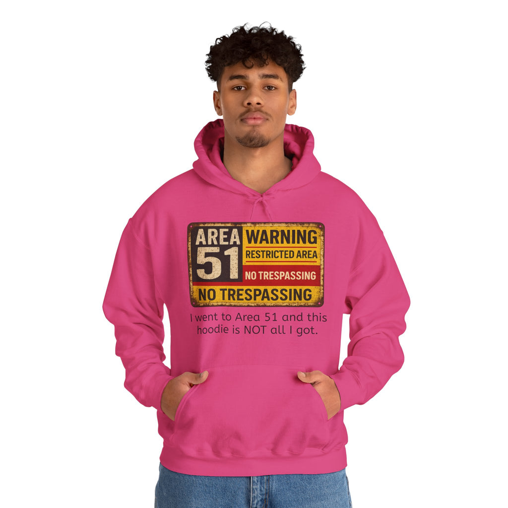 “I went to Area 51 and this hoodie is NOT all I got” Alien Hoodie