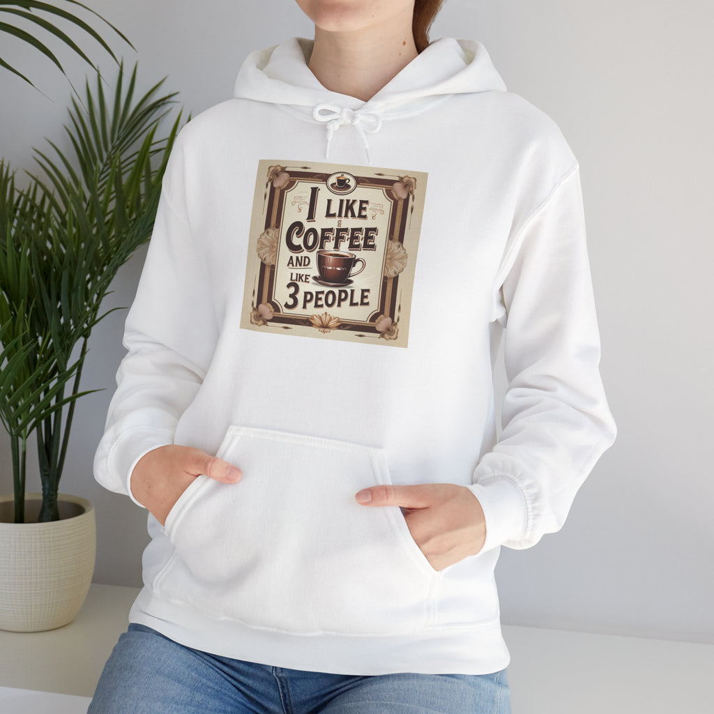 Coffee Lovers Unisex Hoodie, Funny Sweatshirt, Gift for Coffee Addicts, Cozy Casual Wear, Cute Hoodie for Friends