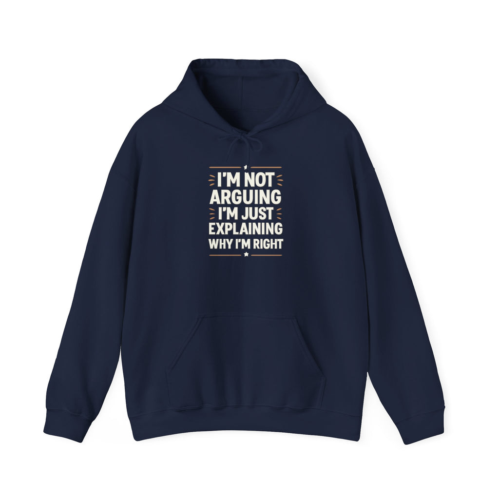 Who IS Right? Humorous Unisex Hooded Sweatshirt - Perfect for Friends, Family Gifts, Casual Wear, Comedy Lovers, Cozy Outfits