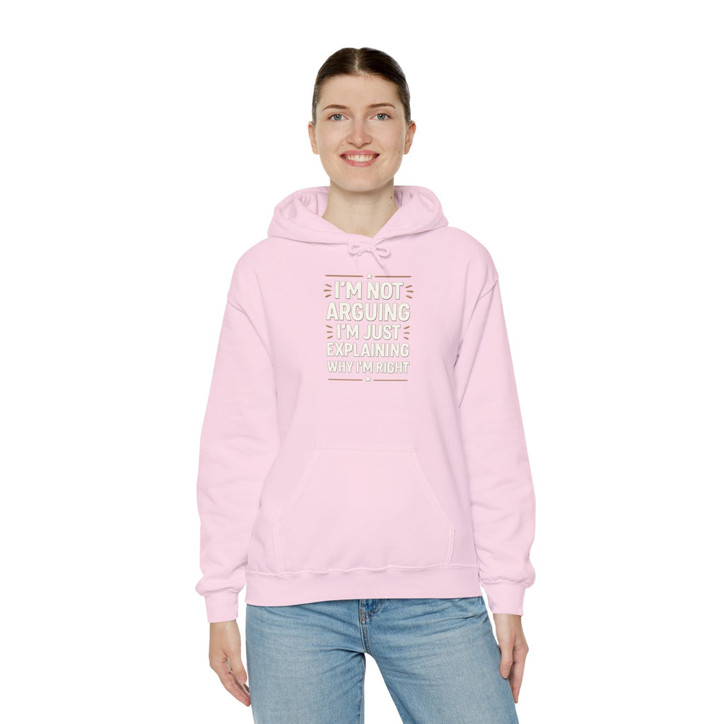 Who IS Right? Humorous Unisex Hooded Sweatshirt - Perfect for Friends, Family Gifts, Casual Wear, Comedy Lovers, Cozy Outfits