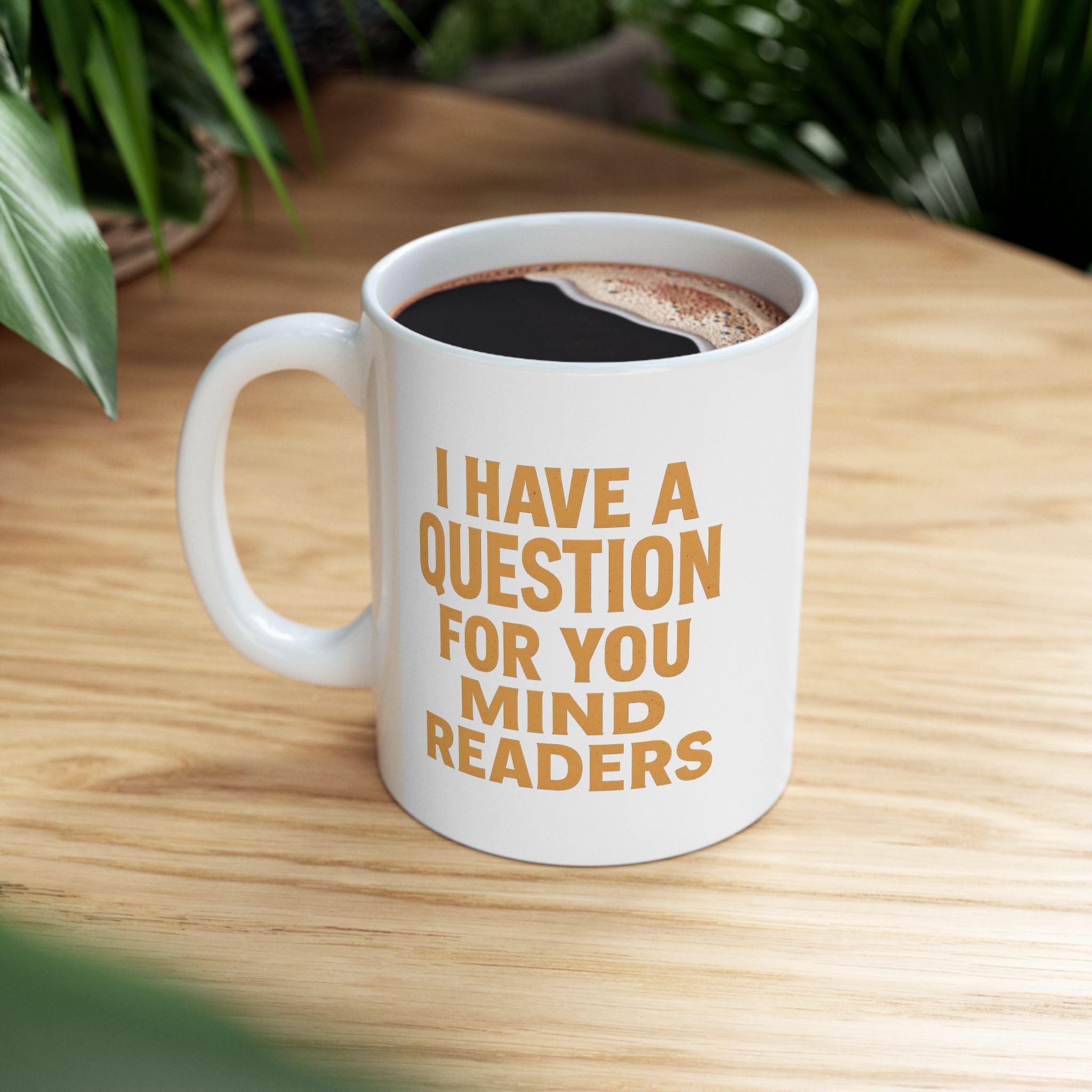 MIND READERS Coffee Mug for Readers, Gift for Book Lovers, Cozy Coffee Mug, Literary Quote Mug, Perfect for Birthdays, Home Decor