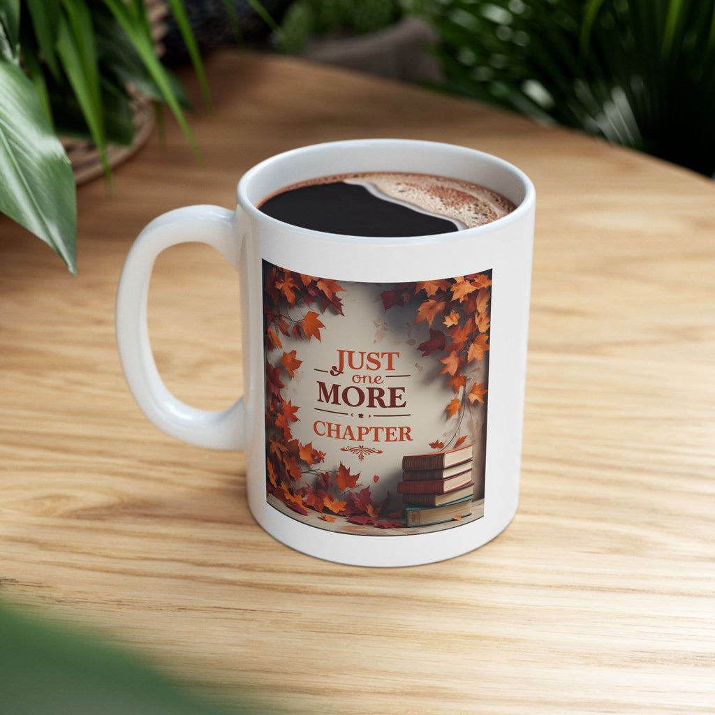 Autumn Leaves Ceramic Mug | Cozy Fall Coffee Cup, Seasonal Gift, Home Decor, Thanksgiving Mug, Hot Drink