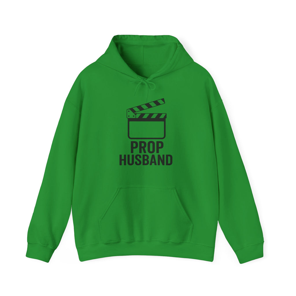 Prop Husband Hoodie — Funny Film Clapper Hooded Sweatshirt for Movie Lovers & Crew