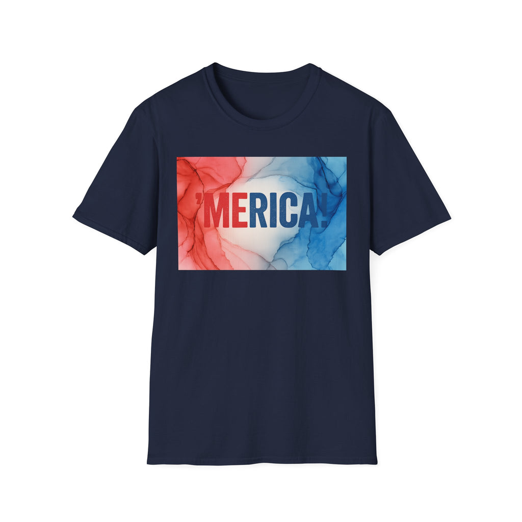 Patriotic Unisex T-Shirt with Colorful Smoke Design, American Spirit Shirt, 4th of July Tee, Casual Summer Top, Gift for Patriotic Holidays