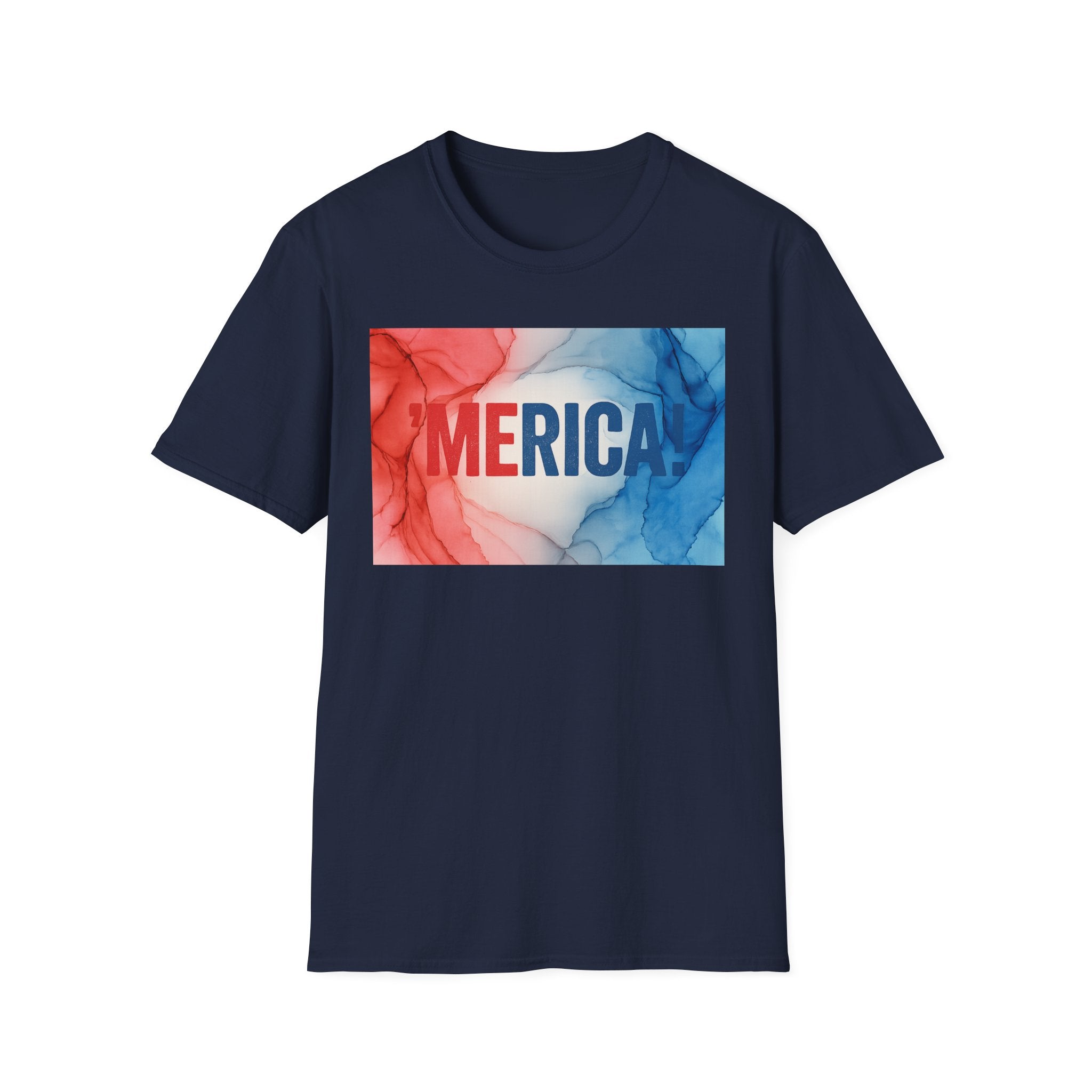 Patriotic Unisex T-Shirt with Colorful Smoke Design, American Spirit Shirt, 4th of July Tee, Casual Summer Top, Gift for Patriotic Holidays