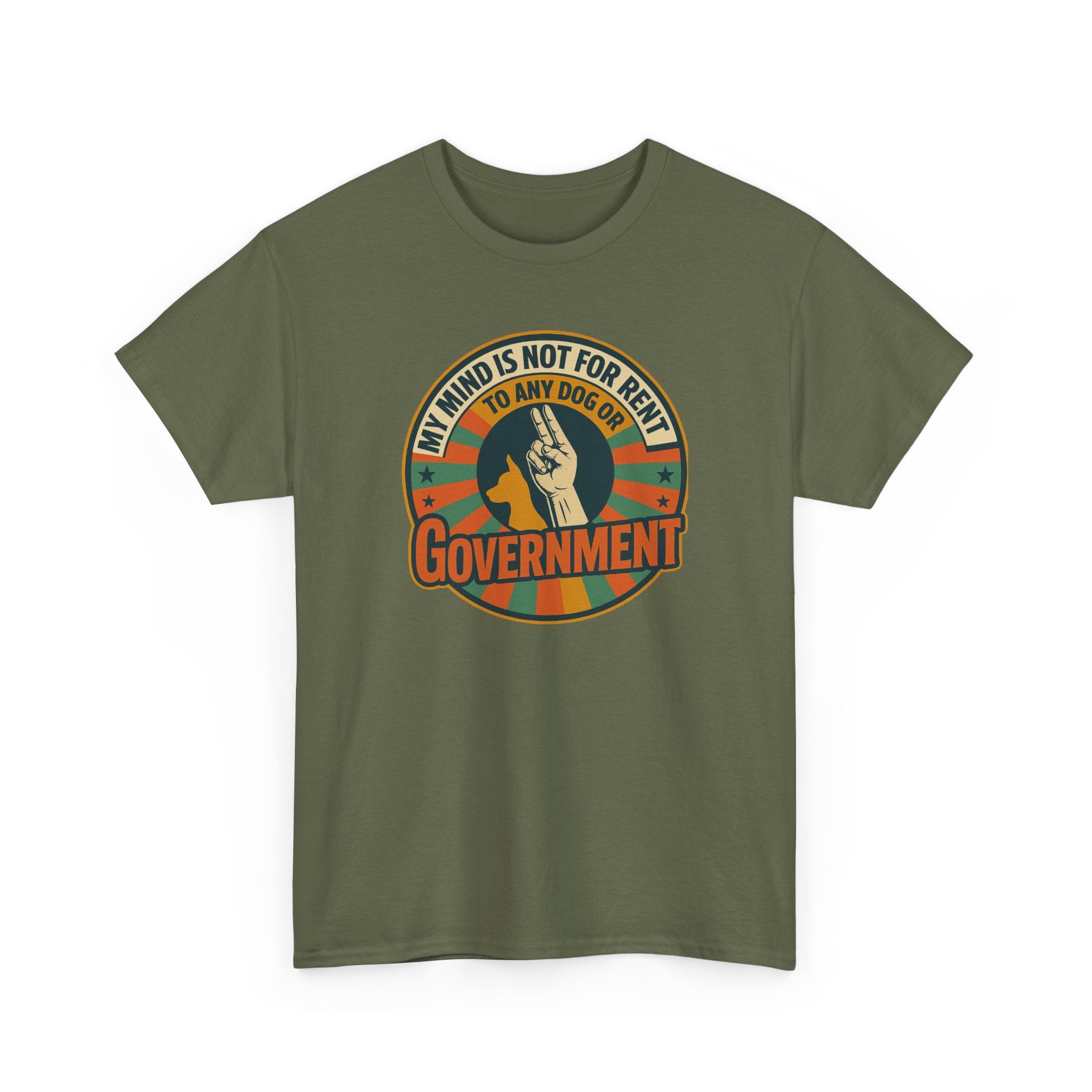 'My Mind is Not for Rent' Graphic T-Shirt, Political T-Shirt, Funny Gift, Protest Wear, Casual Apparel