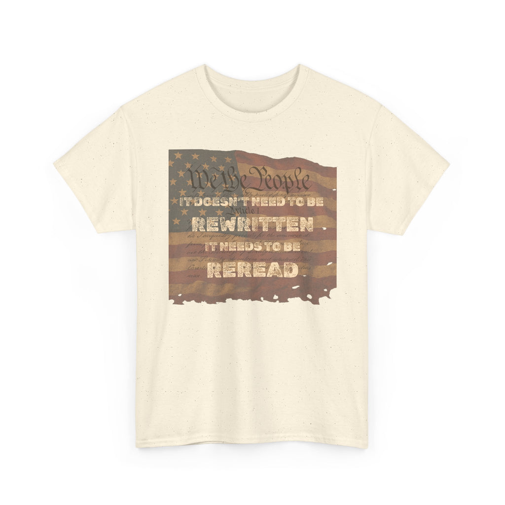 Patriotic Unisex Cotton Tee | Inspirational T-Shirt for Everyday Wear, Gifts, and Celebrations
