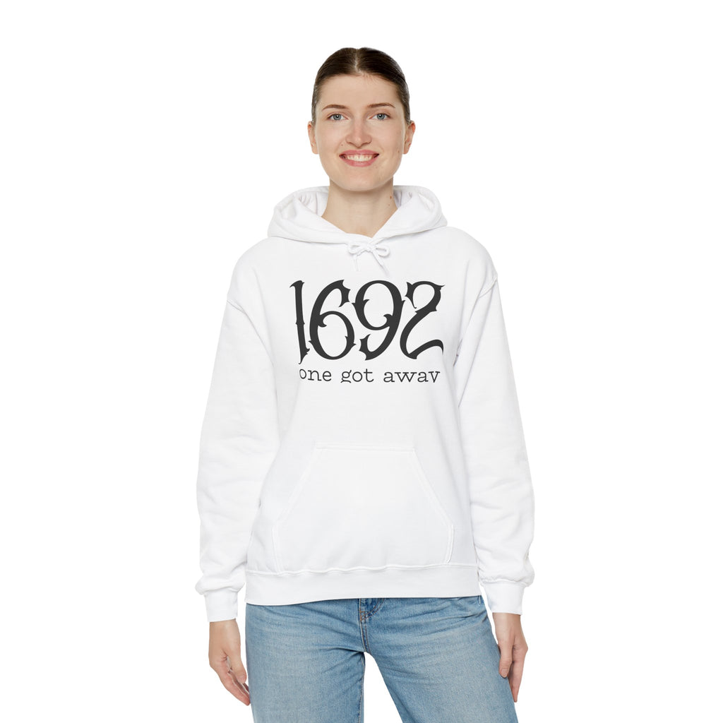 Witch Trials '1692 One Got Away' Design – Cozy Layer for Casual Outings, Gifts, Fall Fashion, Halloween