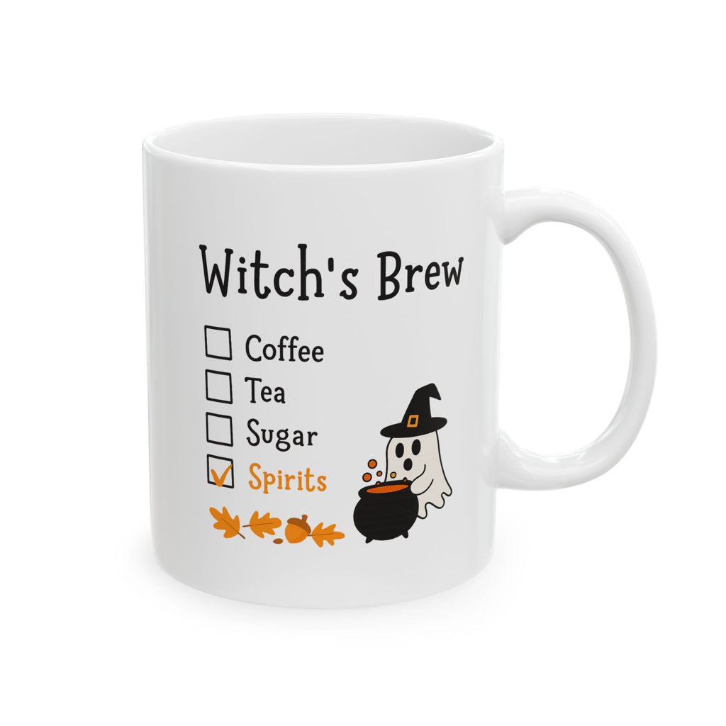Halloween Witch Brew Ceramic Mug | Perfect for Fall Decor, Spooky Season, Halloween Gifts, Cozy Beverages, Fall Celebrations