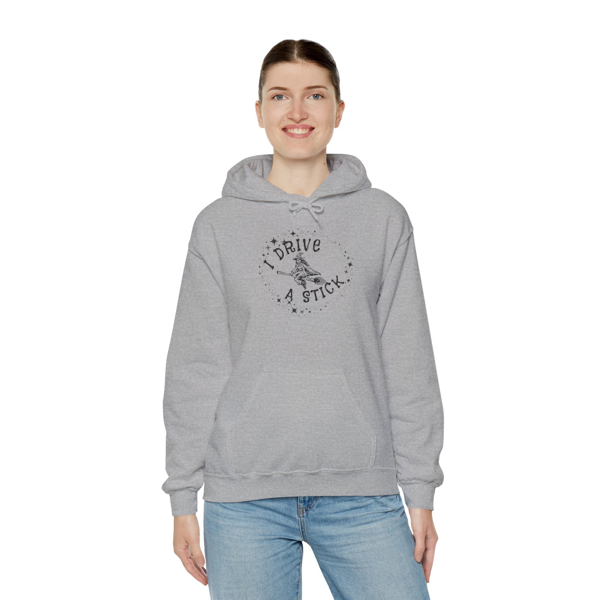 Funny I DRIVE A STICK Hoodie | Perfect Gift for Halloween, Casual Wear, Birthday, and More