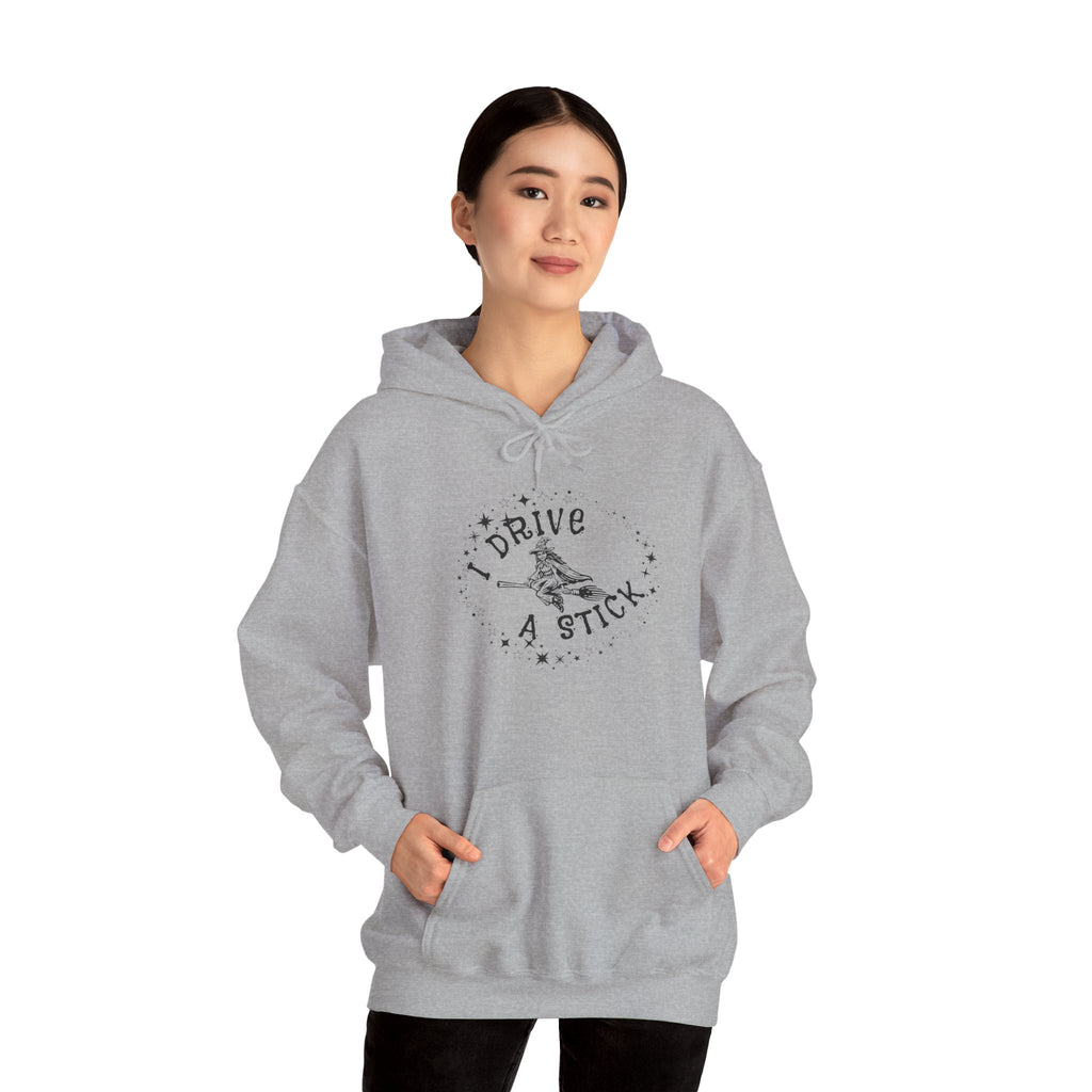 Funny I DRIVE A STICK Hoodie | Perfect Gift for Halloween, Casual Wear, Birthday, and More