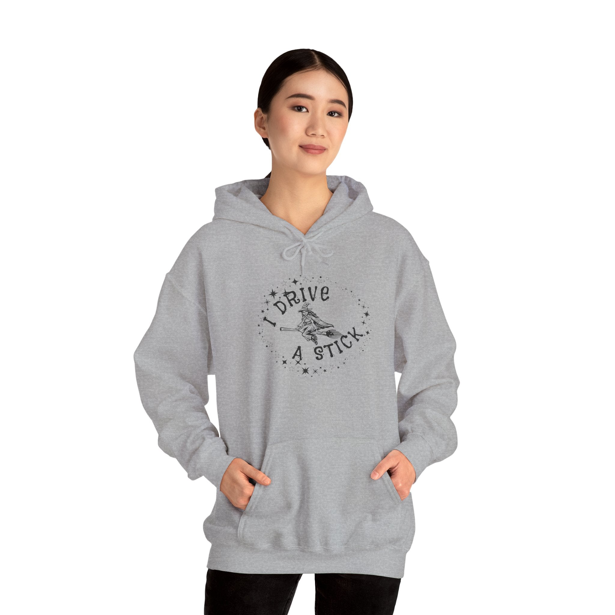 Funny I DRIVE A STICK Hoodie | Perfect Gift for Halloween, Casual Wear, Birthday, and More