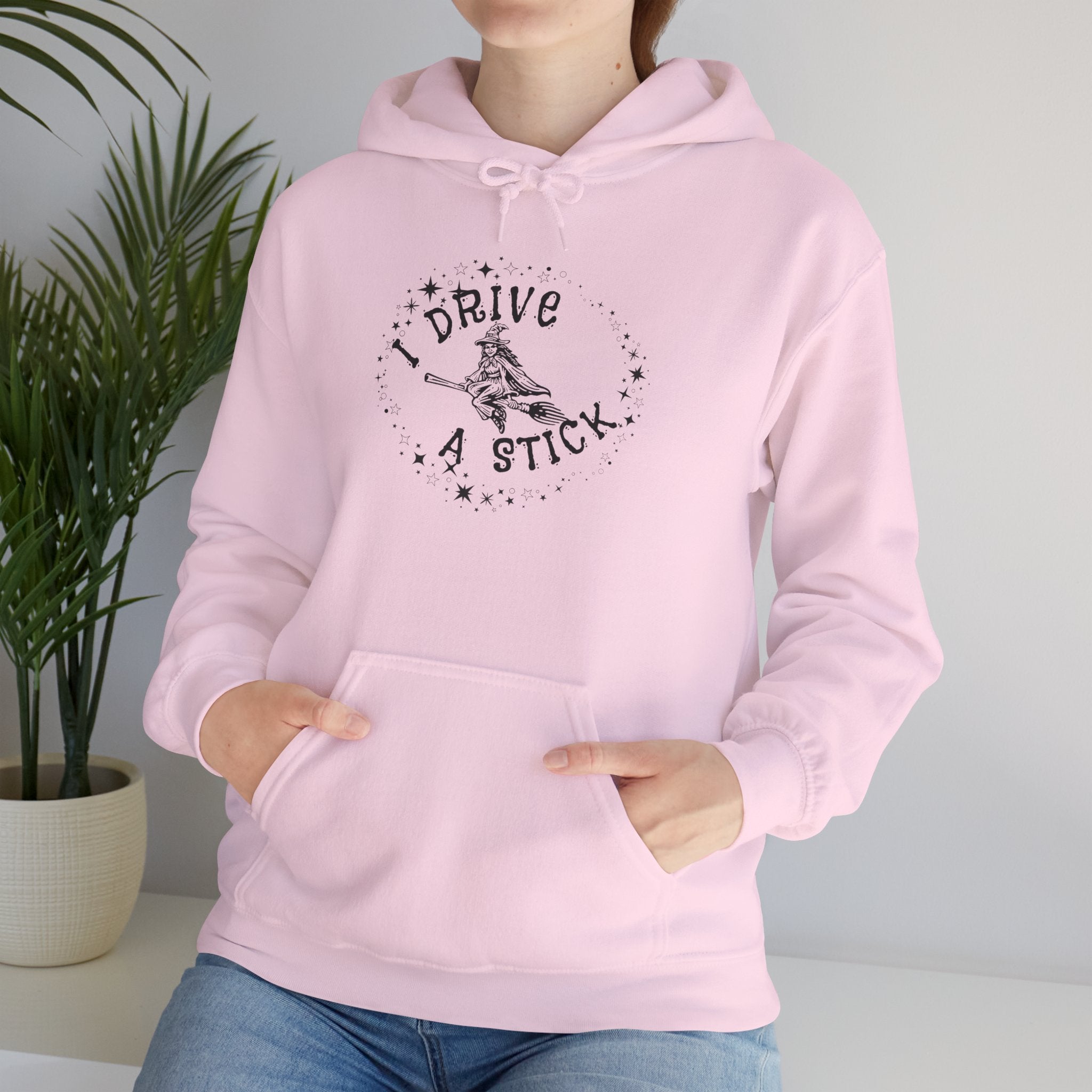 Funny I DRIVE A STICK Hoodie | Perfect Gift for Halloween, Casual Wear, Birthday, and More