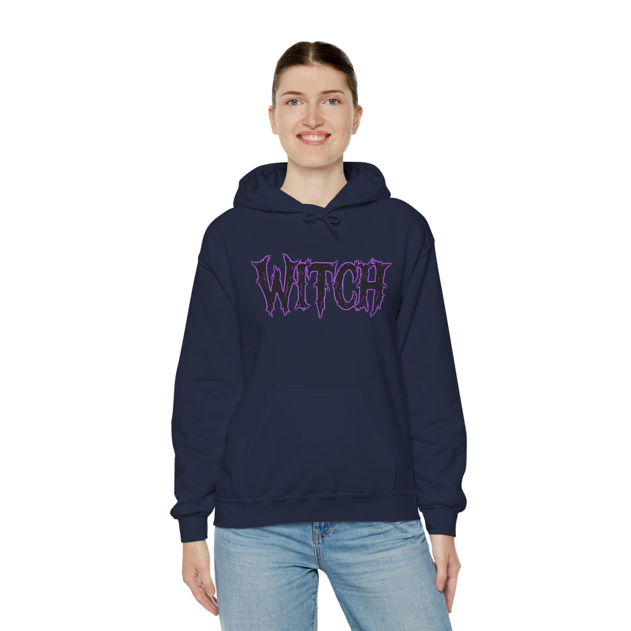 Witchy Vibes Hoodie - Cozy Sweatshirt for Halloween, Witch Lovers, Festivals, Everyday Wear, Occasions, Gift Ideas