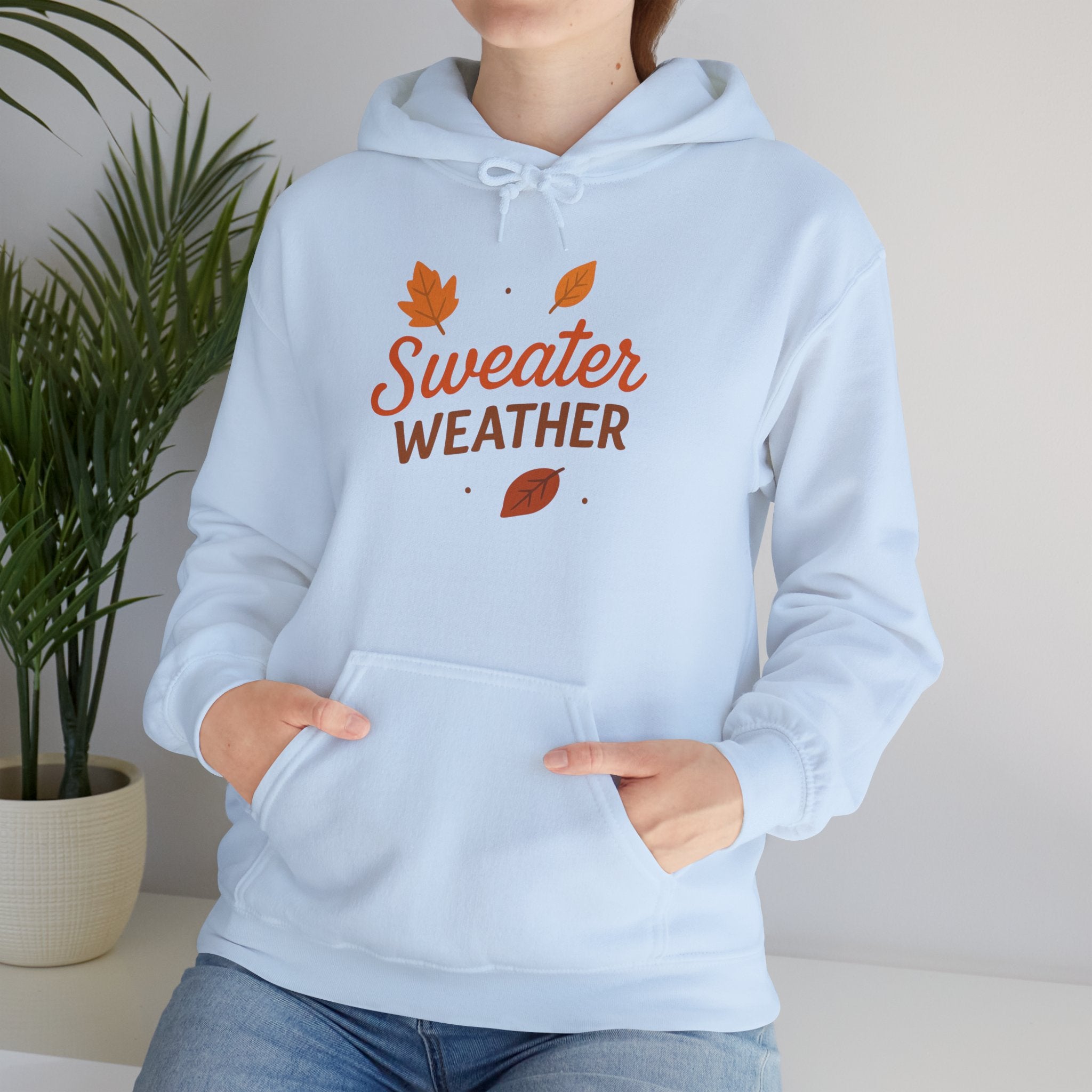 Sweater Weather Hoodie - Cozy Unisex Sweatshirt for Autumn Days, Fall Fashion, Comfortable Gift, Thanksgiving Apparel, Casual Wear