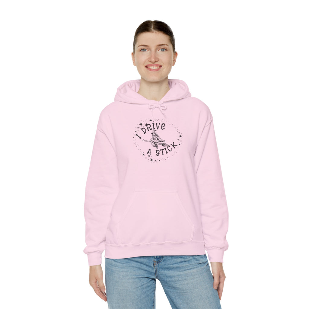 Funny I DRIVE A STICK Hoodie | Perfect Gift for Halloween, Casual Wear, Birthday, and More