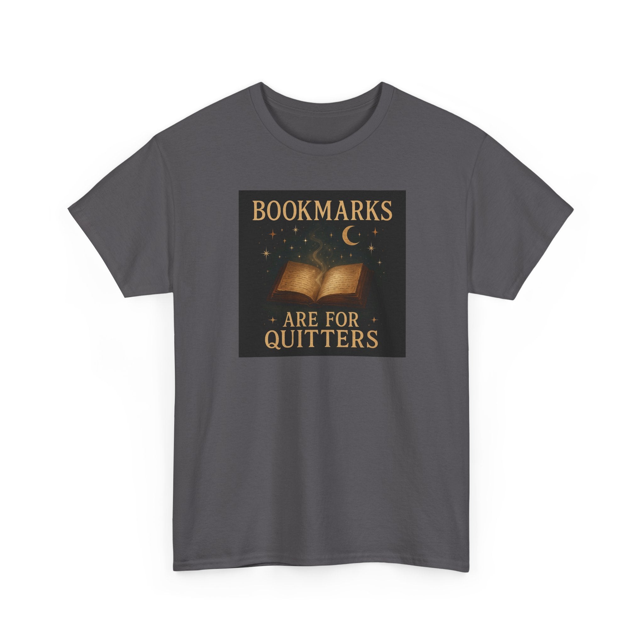 Bookmarks are for Quitters Unisex Cotton Tee, Funny Gift, Reading Shirt, Literary Quote Apparel, Bookworm Fashion, Cute Book Shirt