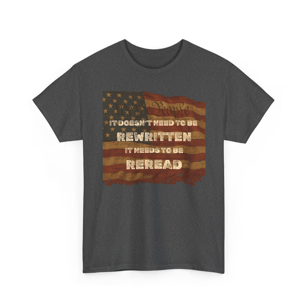 Patriotic Unisex Cotton Tee | Inspirational T-Shirt for Everyday Wear, Gifts, and Celebrations