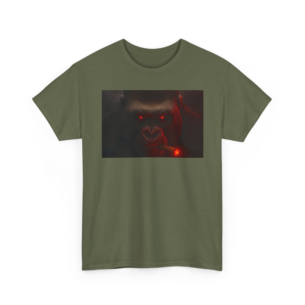 Beast Mode Gorilla - Unisex Heavy Cotton Shirt, Spooky Halloween Gift, Graphic T-Shirt, Casual Wear, Unique Design